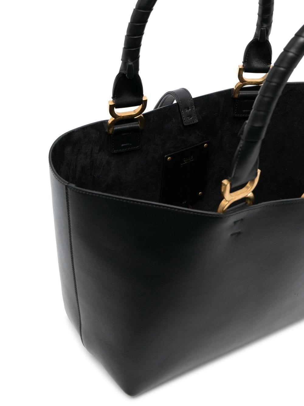 Chloé - Women's Marcie Shopping Bag Tote - Black - Leather