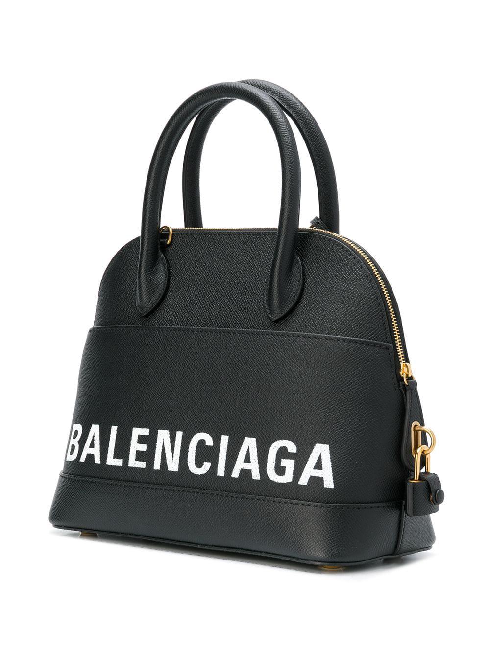 balenciaga ville black