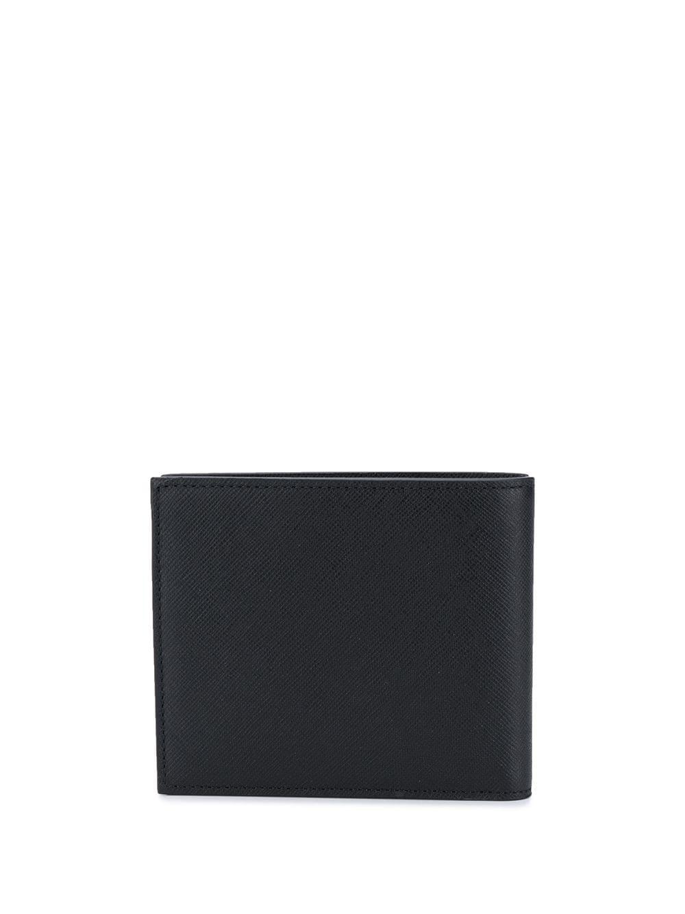 Paul Smith Graphic-print Leather Billfold Wallet in Black for Men | Lyst