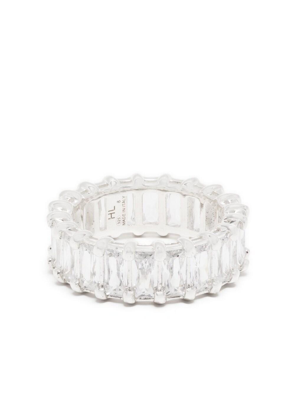 Hatton Labs Baguette Eternity Ring in White | Lyst