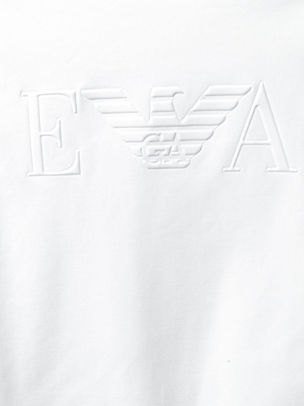 armani sweatshirt white