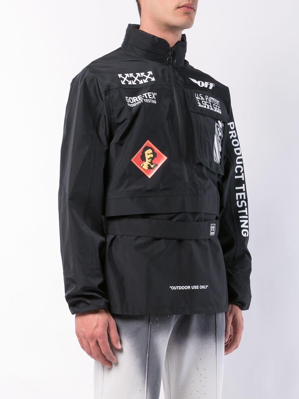 新品OFF-WHITE 18AW GORE-TEX BLACK JACKET M - アウター