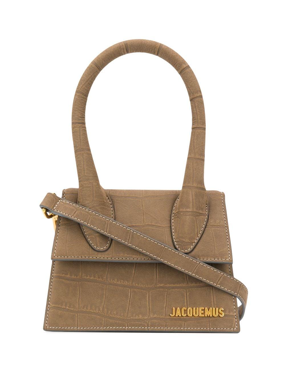 brown suede le chiquito clutch