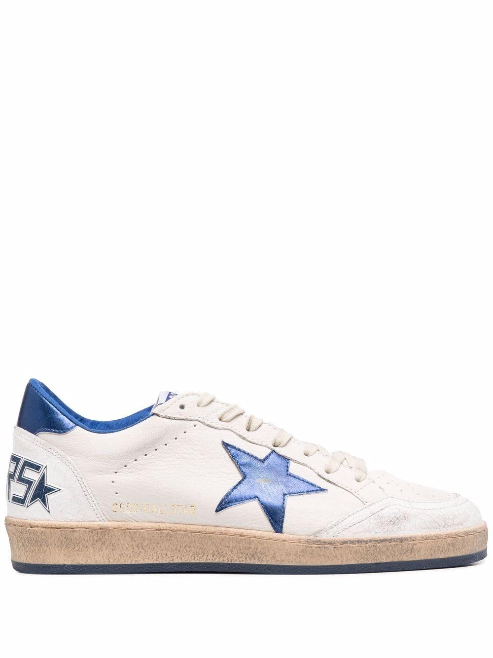 Golden Goose Ball Star Leather Sneakers in White for Men Lyst UK