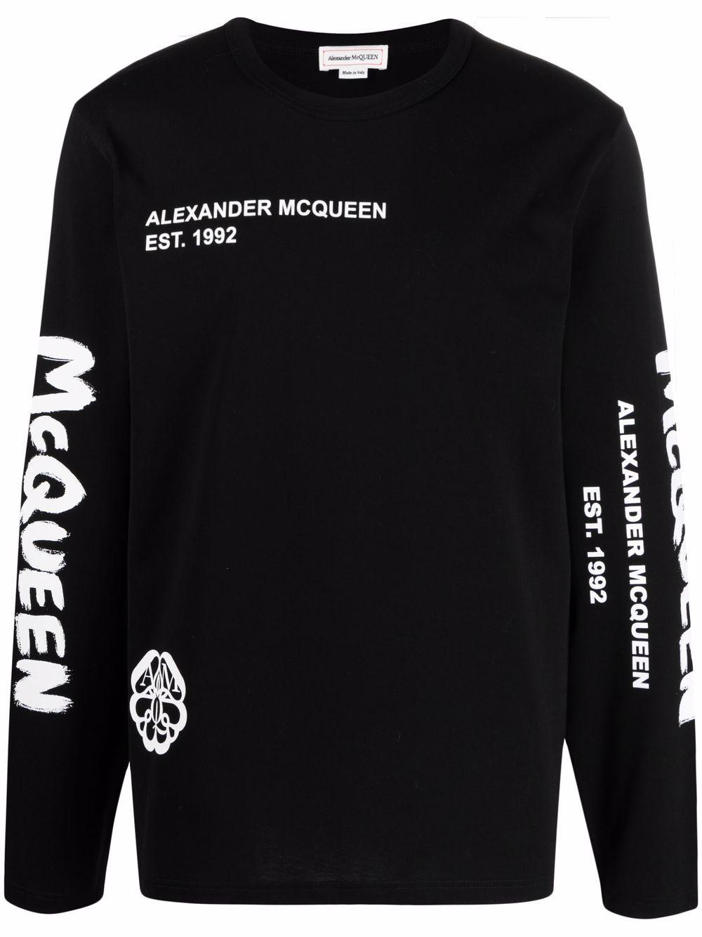 alexander mcqueen black tshirt