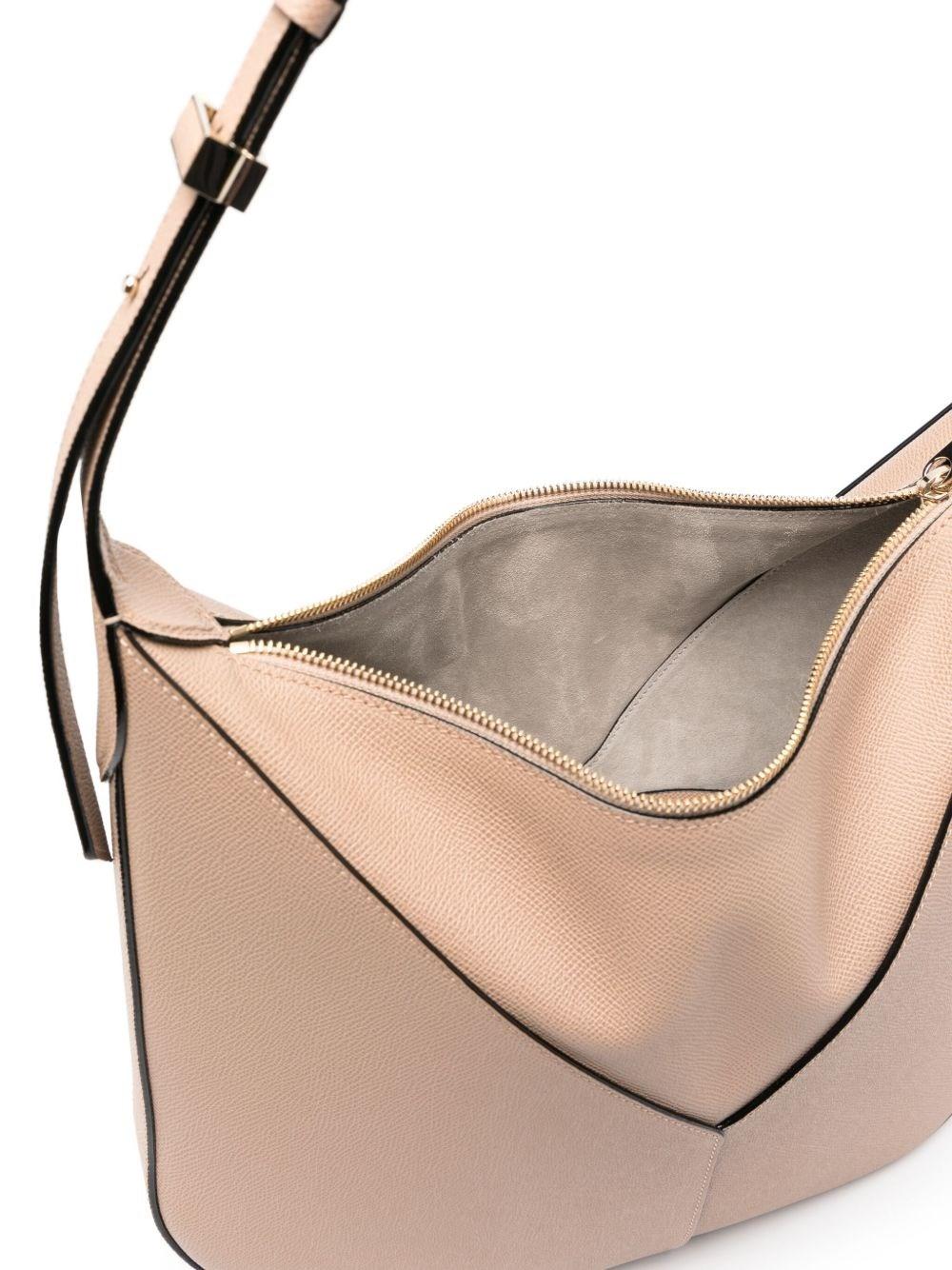 Valextra Vivi Small Leather Hobo Bag in Natural Lyst UK