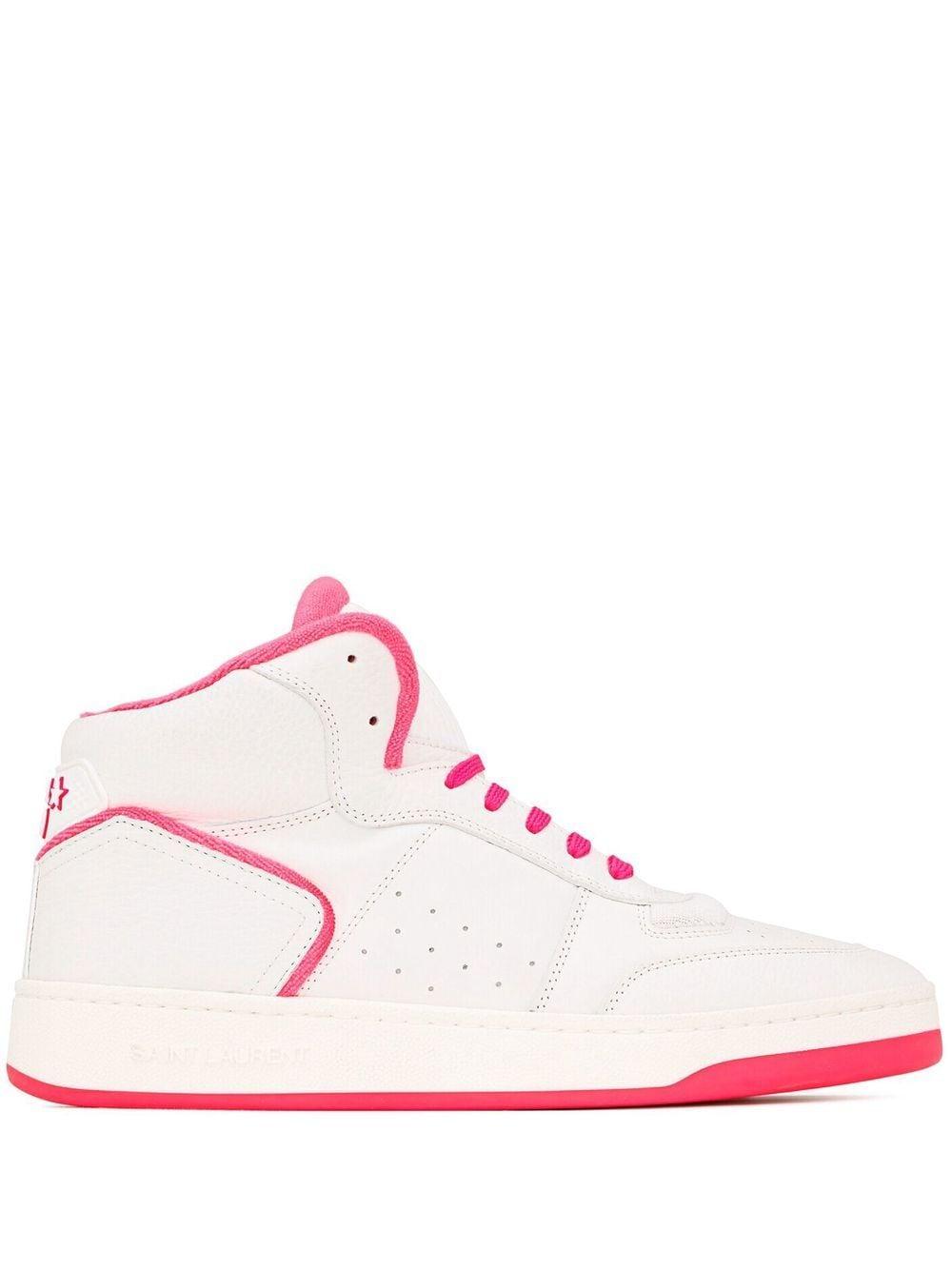 Pink saint hotsell laurent sneakers