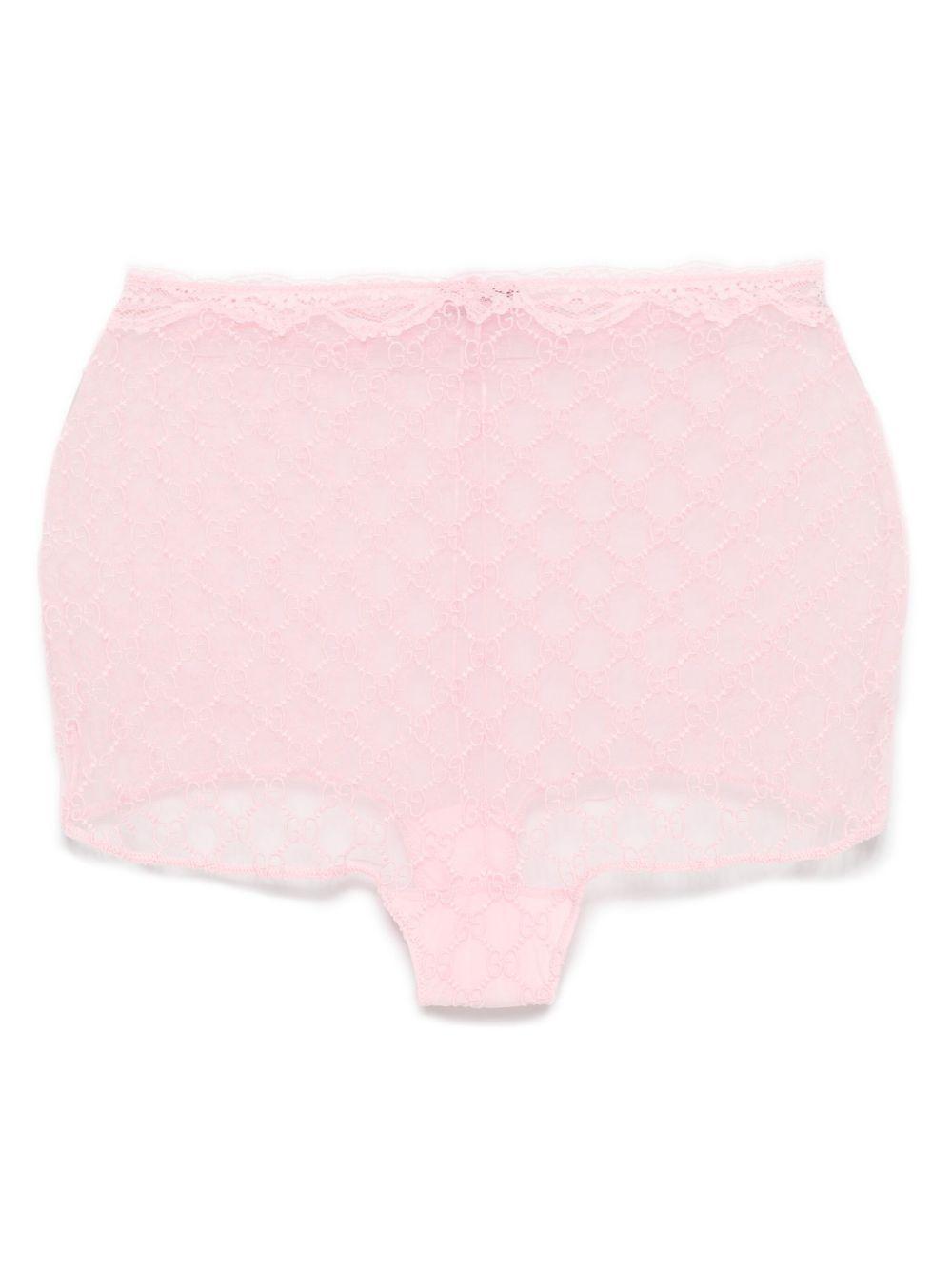 【関税＆送料込み】Gucci Gg Tulle Coulottes Gucci Gg Tulle Coulottes in Pink | Lyst