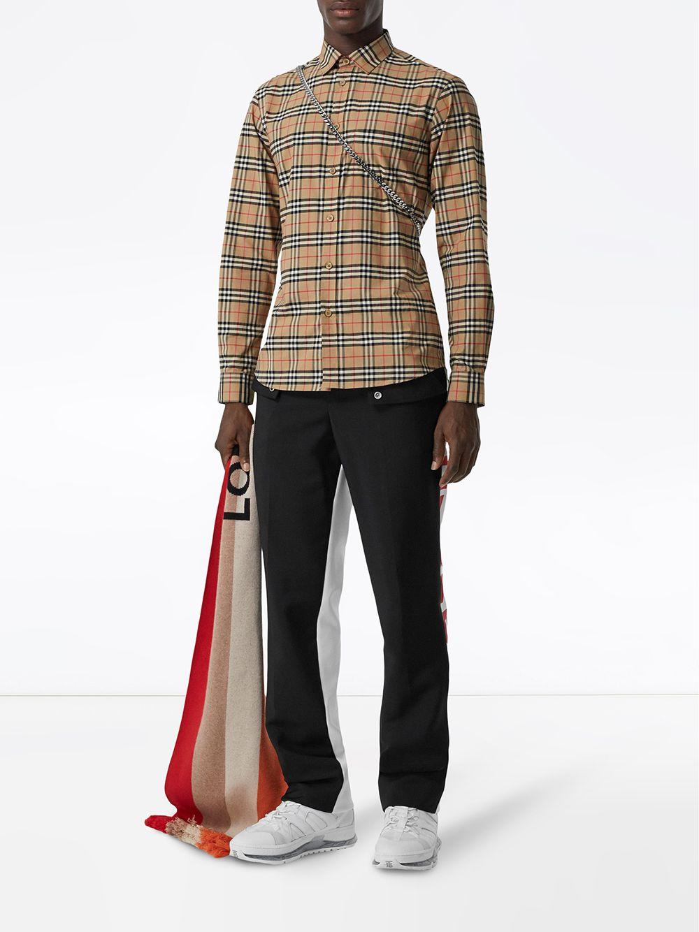 Burberry Cotton Shirts Beige for Men 