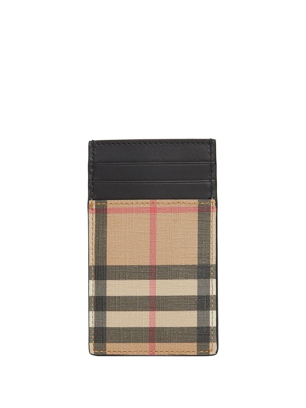 1983 check and leather card case