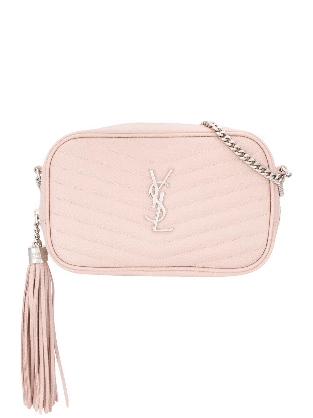 Saint Laurent Pink Lou Tassel Camera Bag IUCN Water