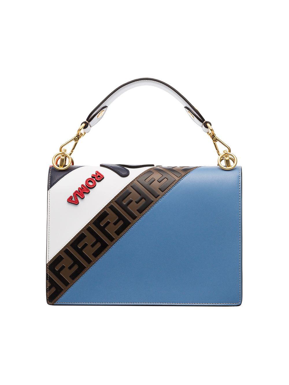 Fendi White Mania Kan I Bag | Lyst