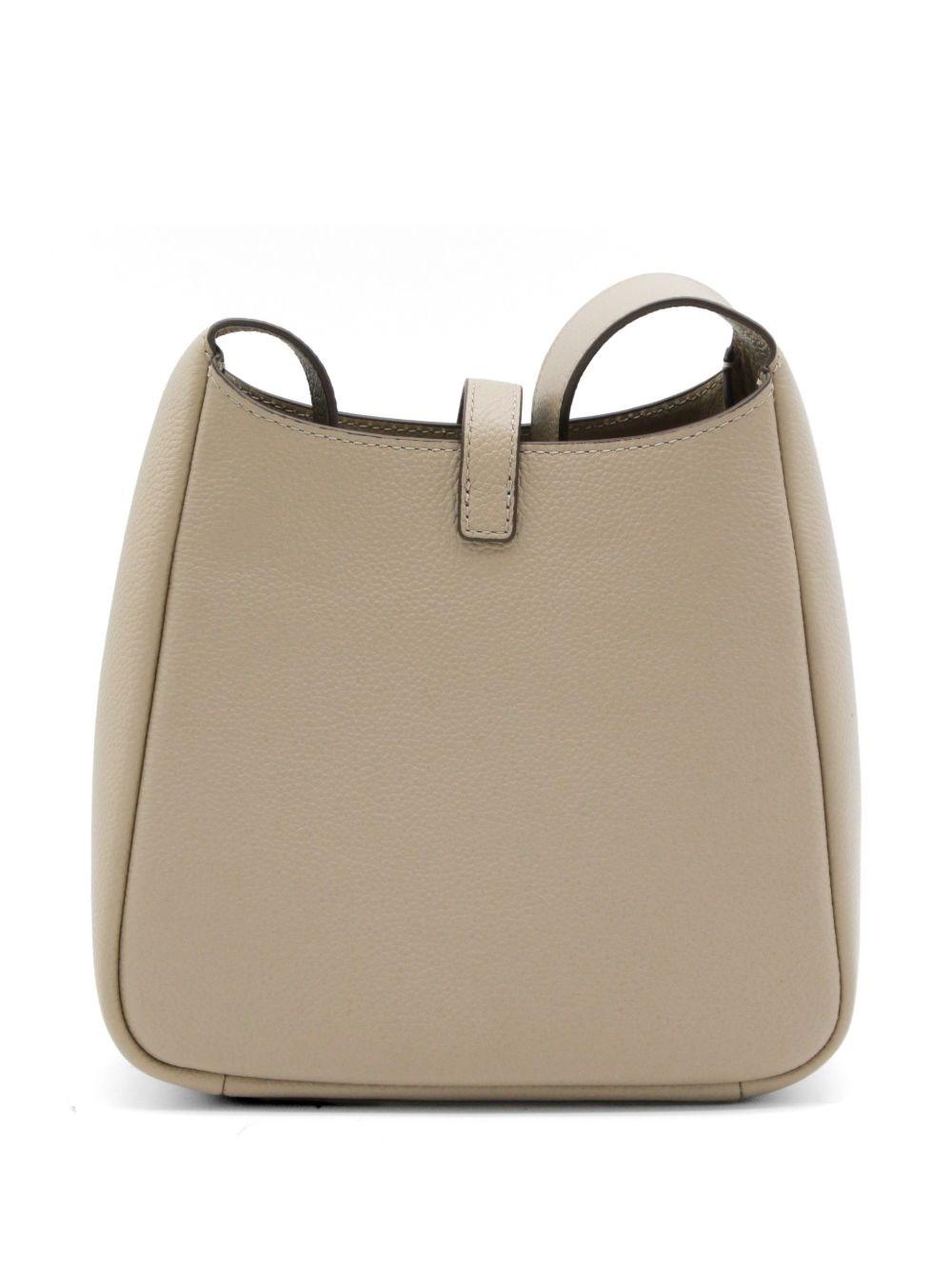 Tory Burch Miller Leather Hobo Bag in Natural | Lyst Canada