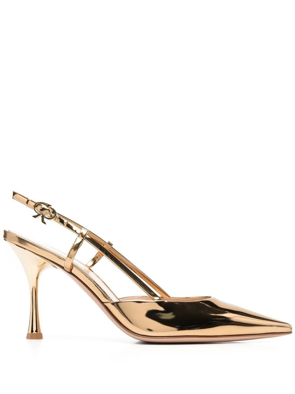 gianvito rossi agata 60 leather slingback pumps