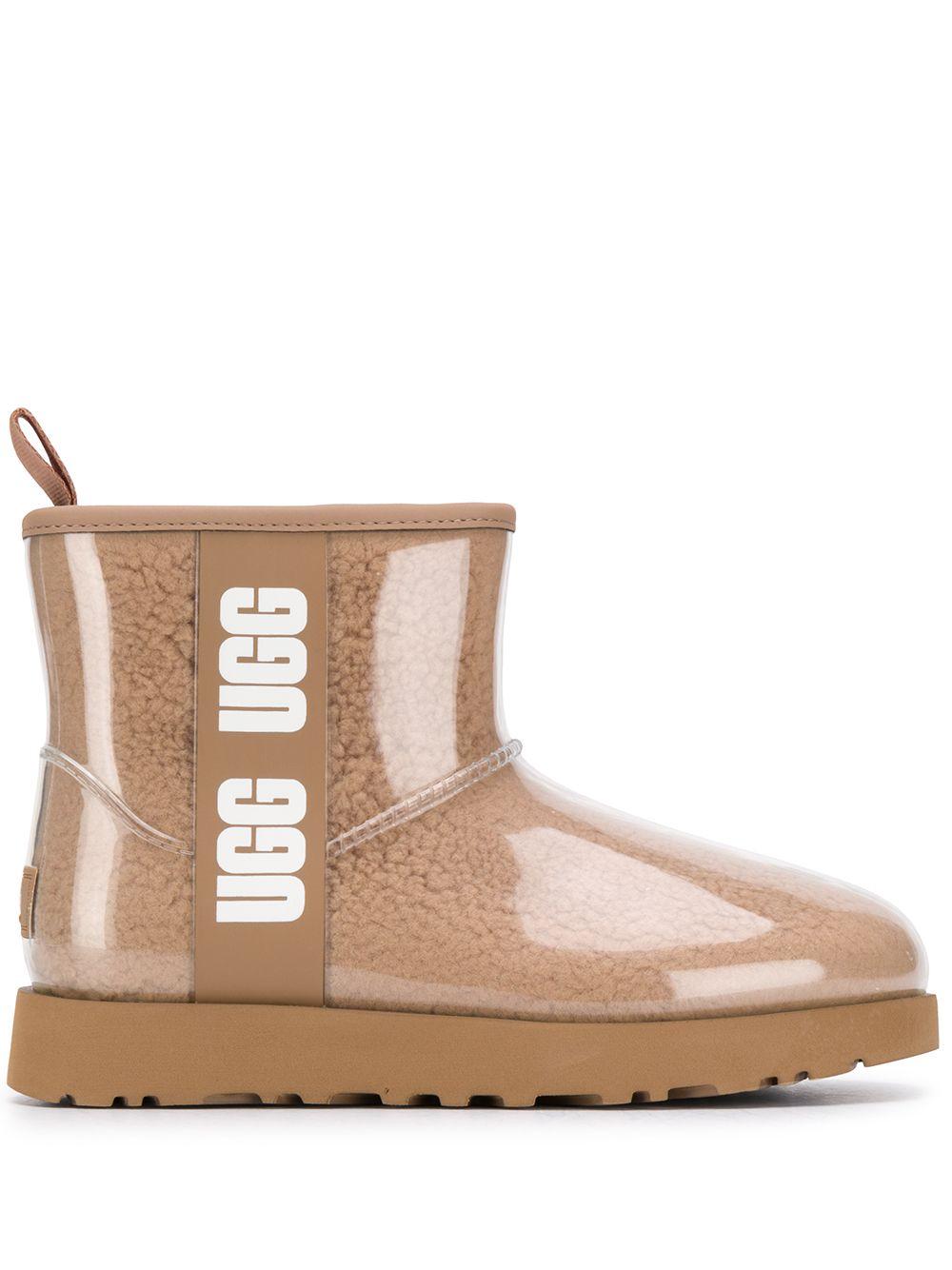 UGG Mini Classic Clear Boots in Natural | Lyst