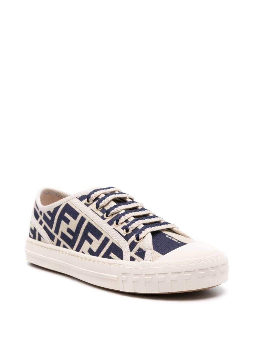 【関税&送料込み】Fendi 'Domino' Sneakers Fendi Domino Sneakers in White | Lyst Canada
