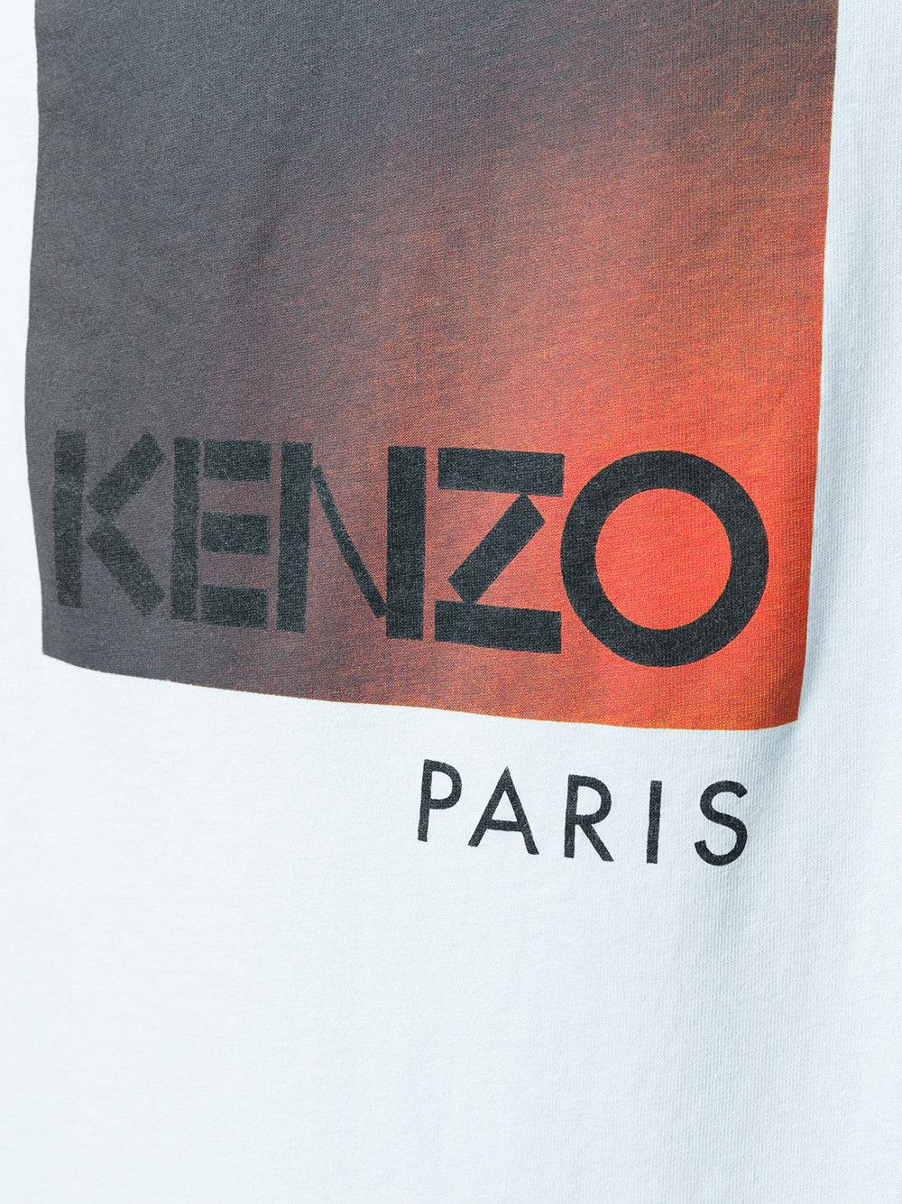 Lyst - Kenzo Graphic Printed T-shirt in Blue for Men