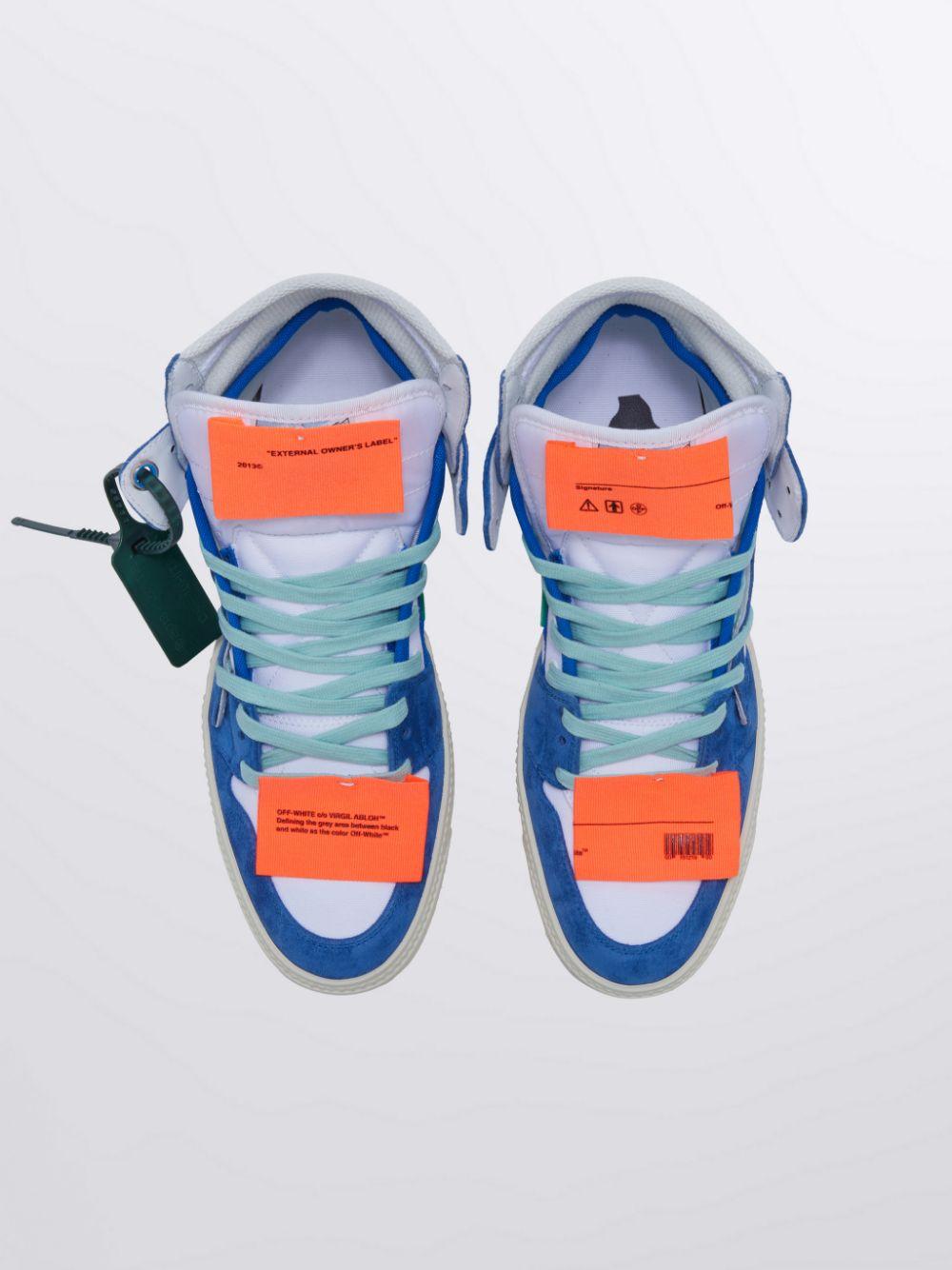 Off-White c/o Virgil Abloh Zip-tie Lace-up Sneakers in Blue for Men | Lyst