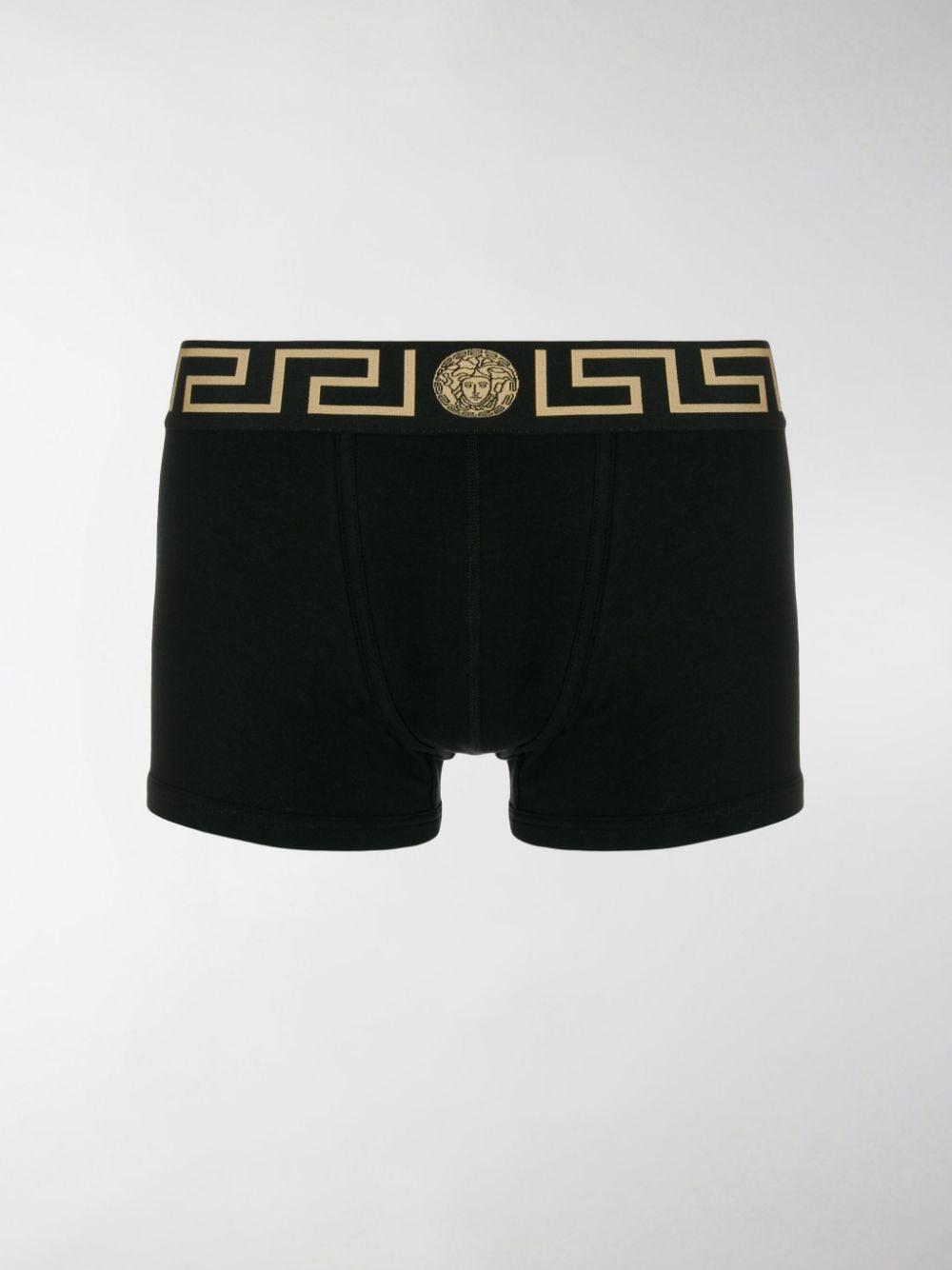 Versace Two Piece Set Logo Boxers in Black for Men | Lyst