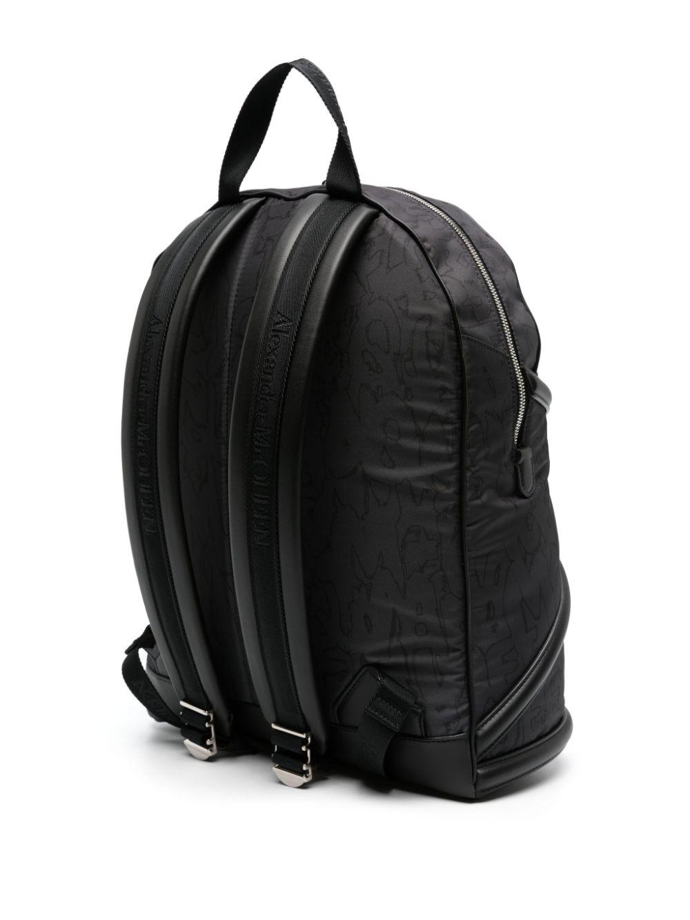 Alexander McQueen Logo Backpack in Black for Men Lyst UK
