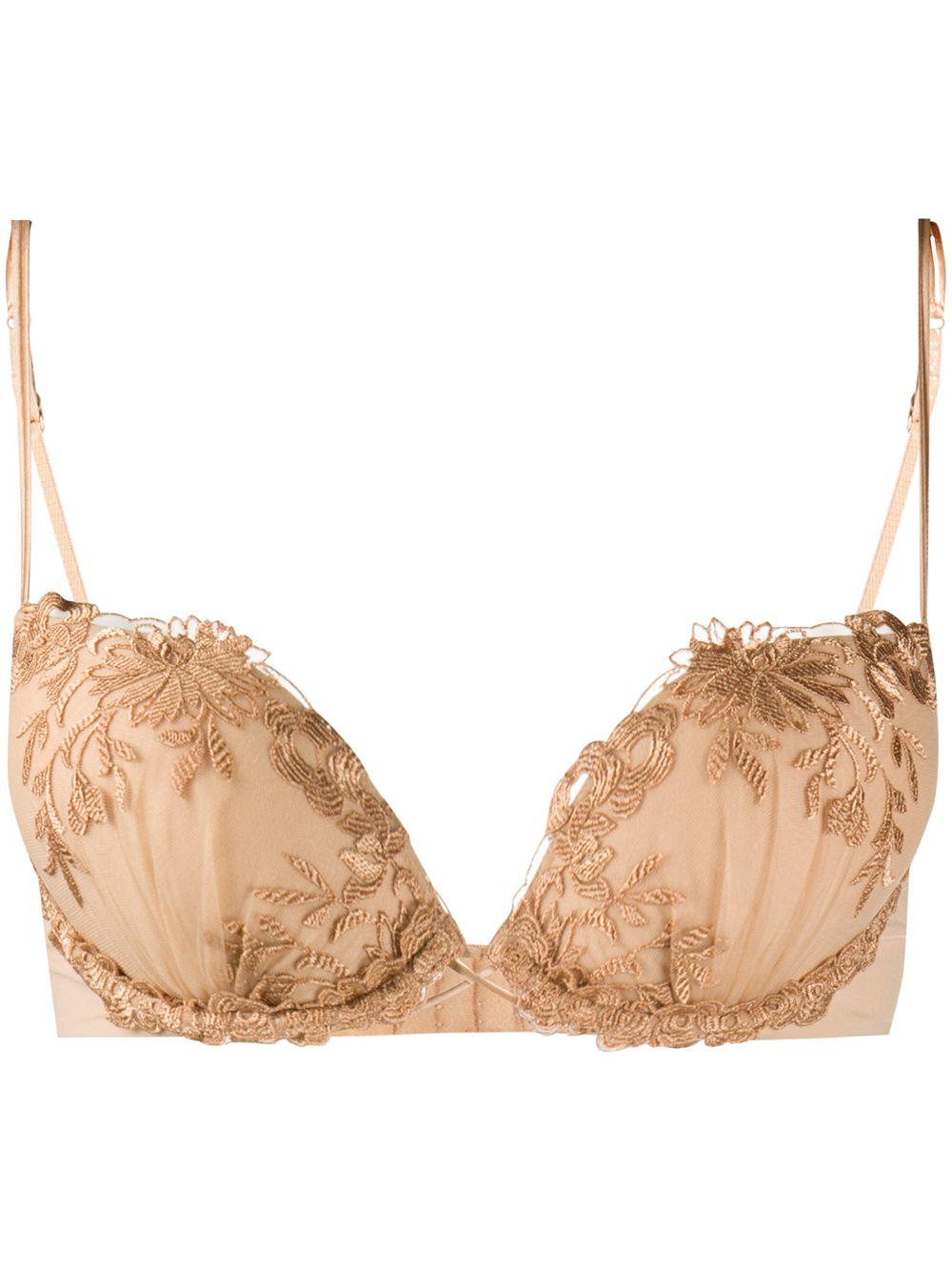La Perla Tulle Zephyr Pushup Bra in Beige (Natural) Lyst