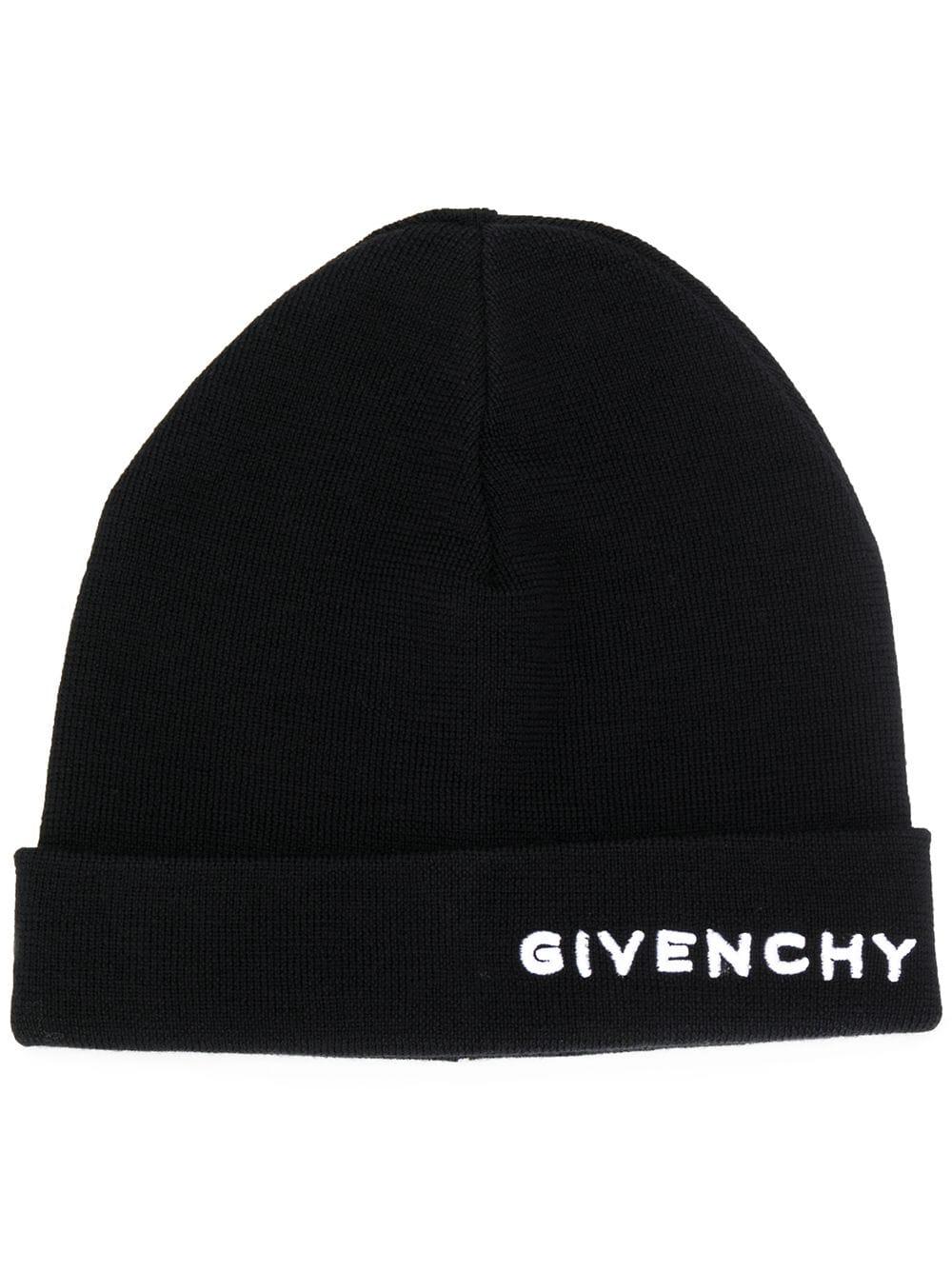Givenchy Wool Logo Beanie in Black - Save 14% - Lyst