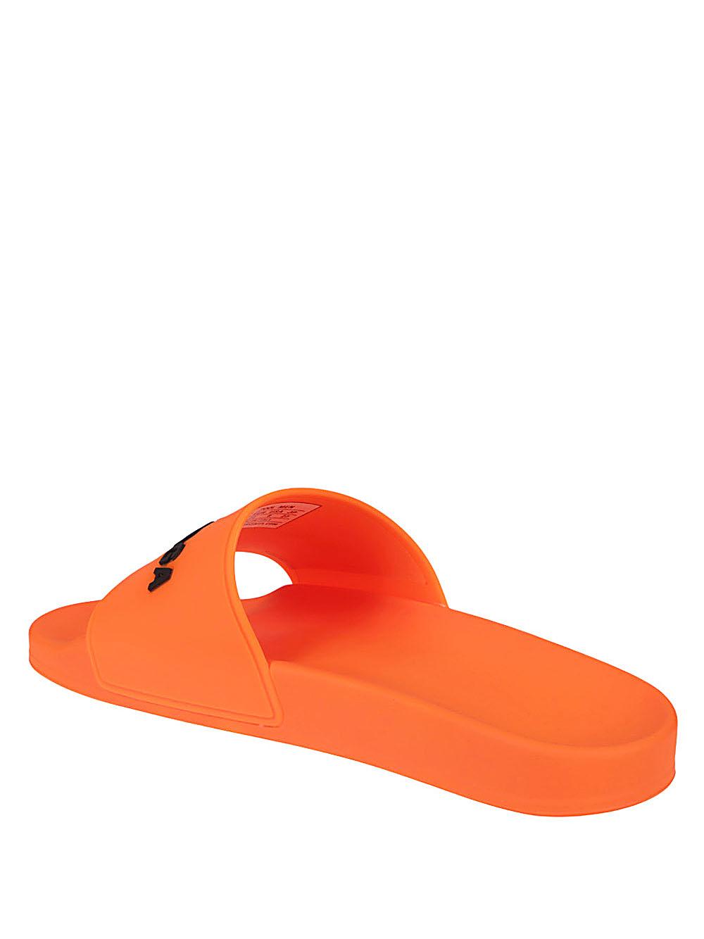 Productivo Edición jugar Balenciaga Slipper With Logo in Orange for Men | Lyst