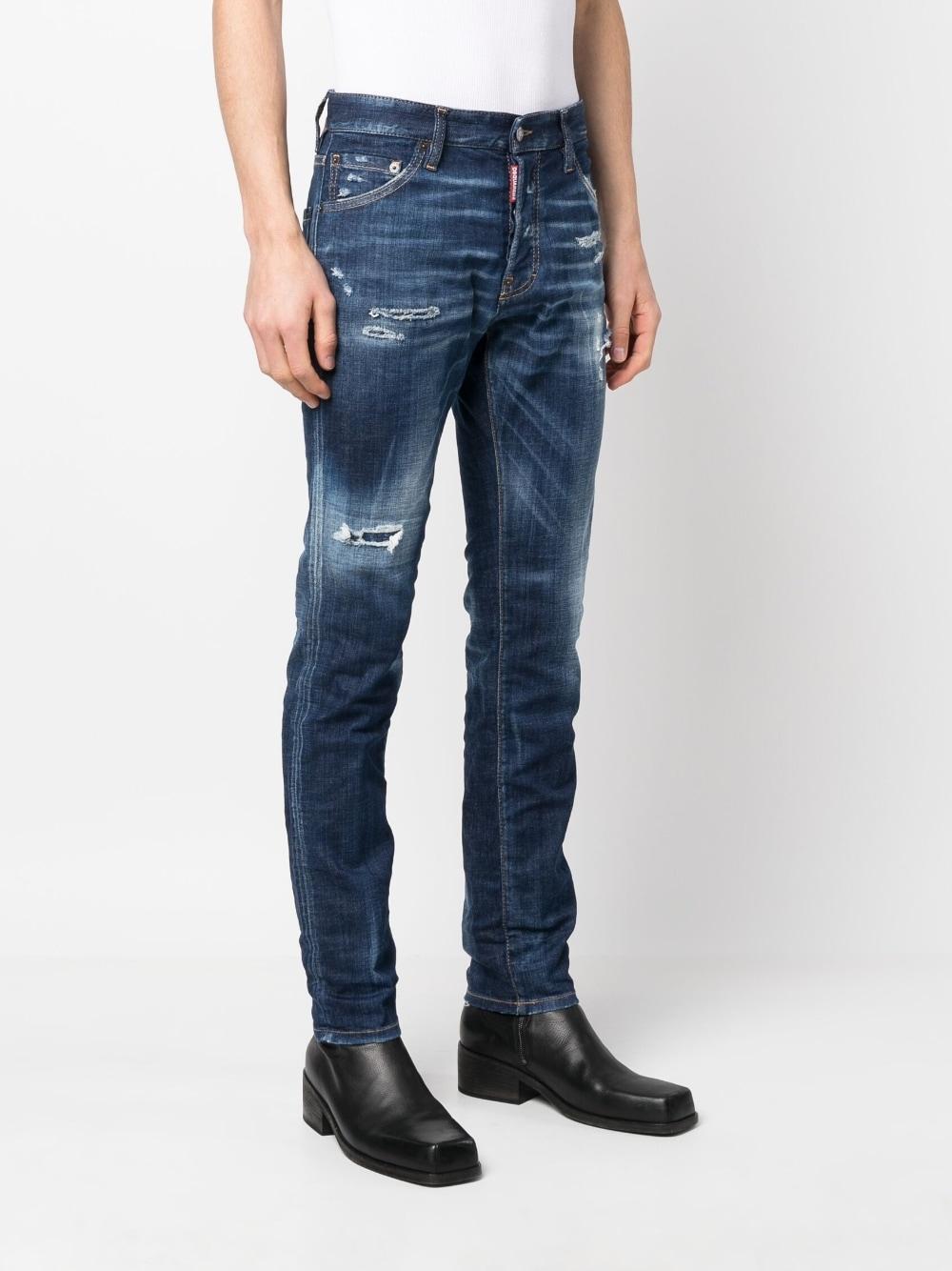 DSquared² Twimphony Paint-splatter Straight-leg Jeans in Blue for Men |  Lyst UK