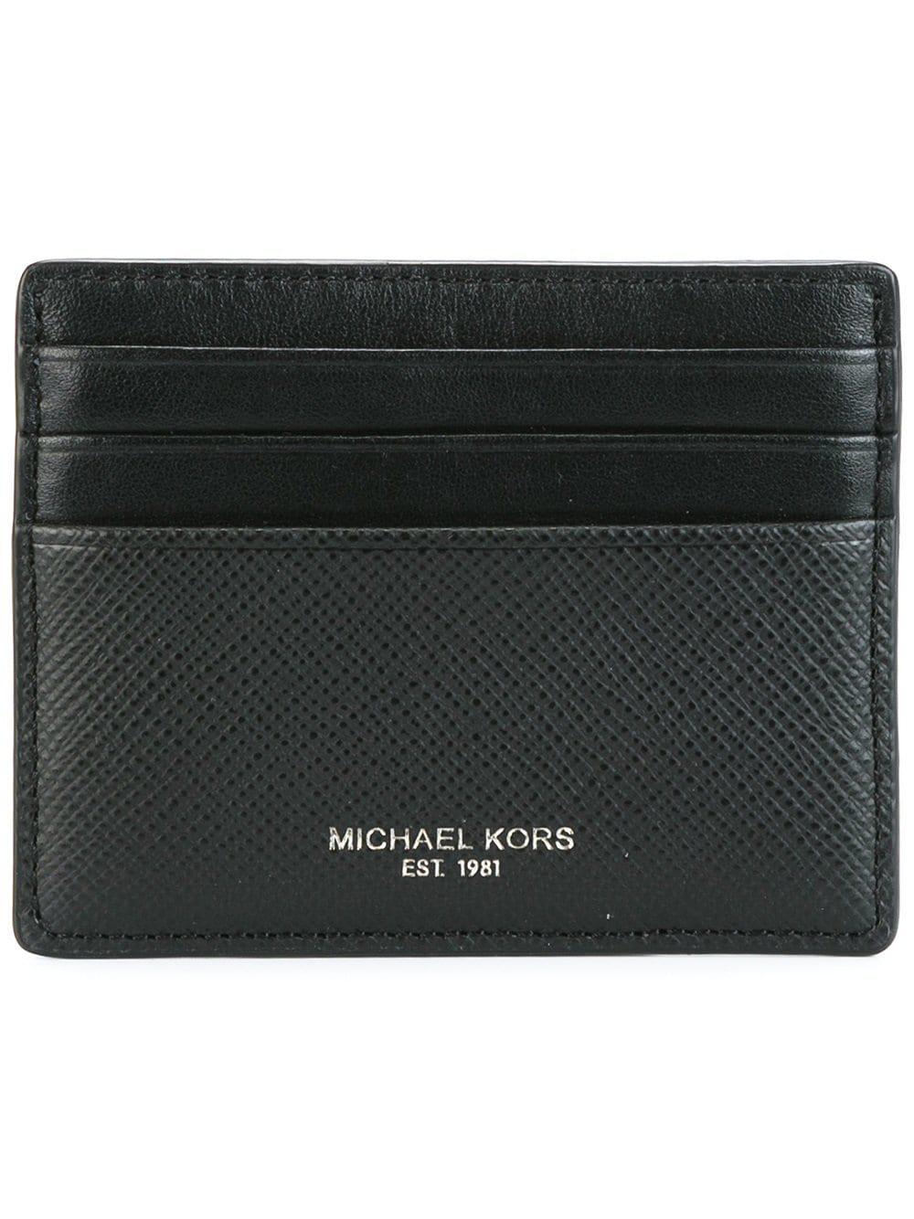 Michael Kors Credit Card Holder in Black for Men Lyst