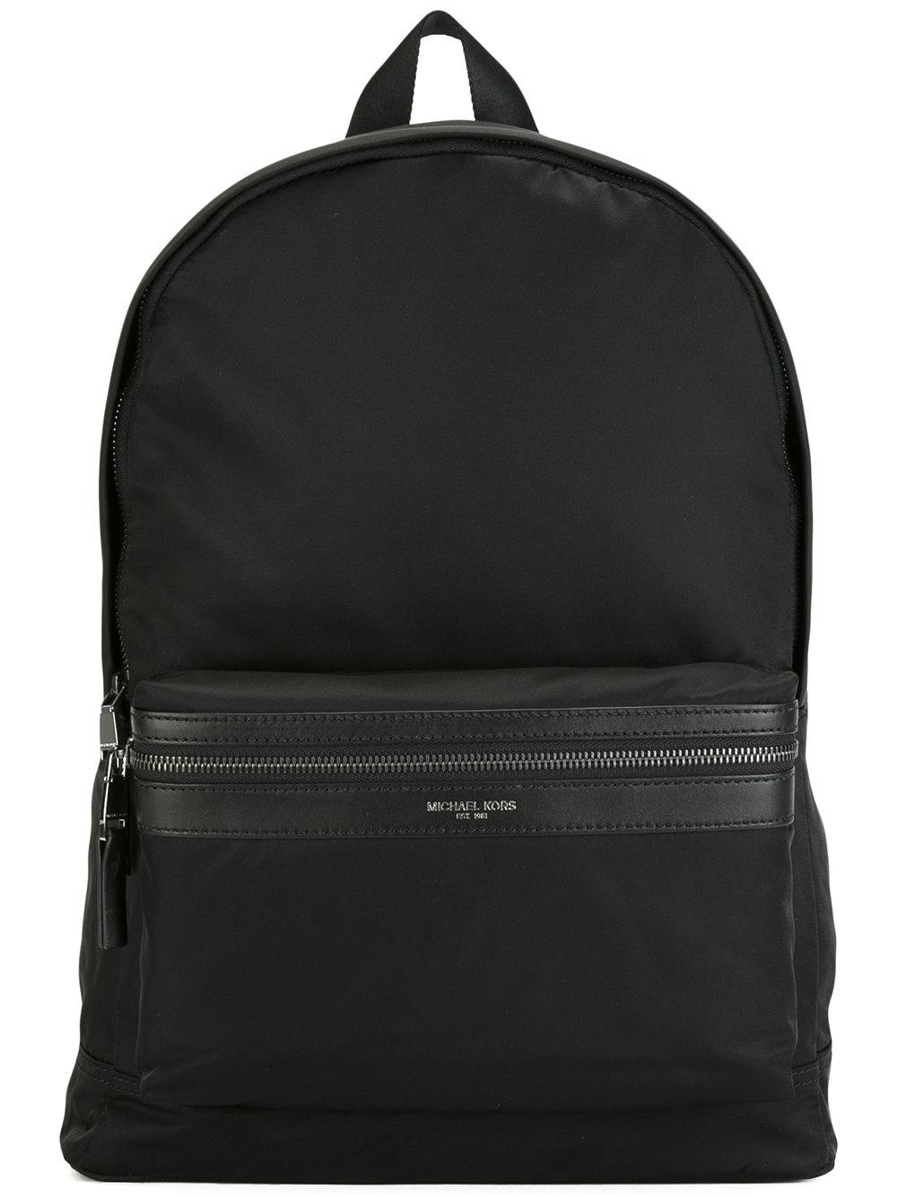 Michael Kors Leather 'kent' Backpack in Black for Men - Lyst