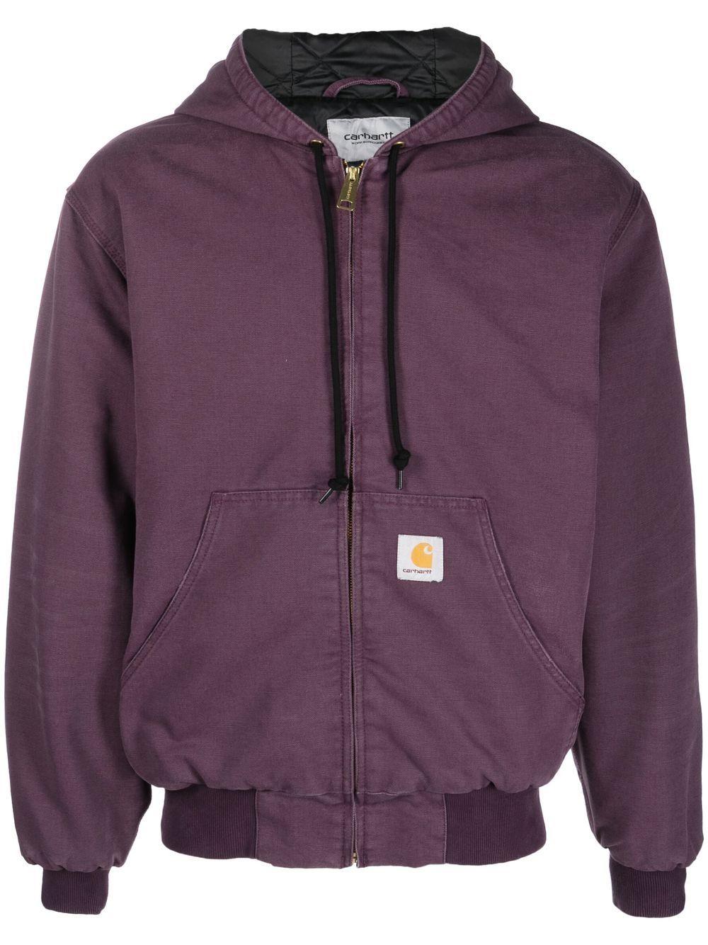 Carhartt WIP Active Organic Cotton Jacket in Purple for Men | Lyst