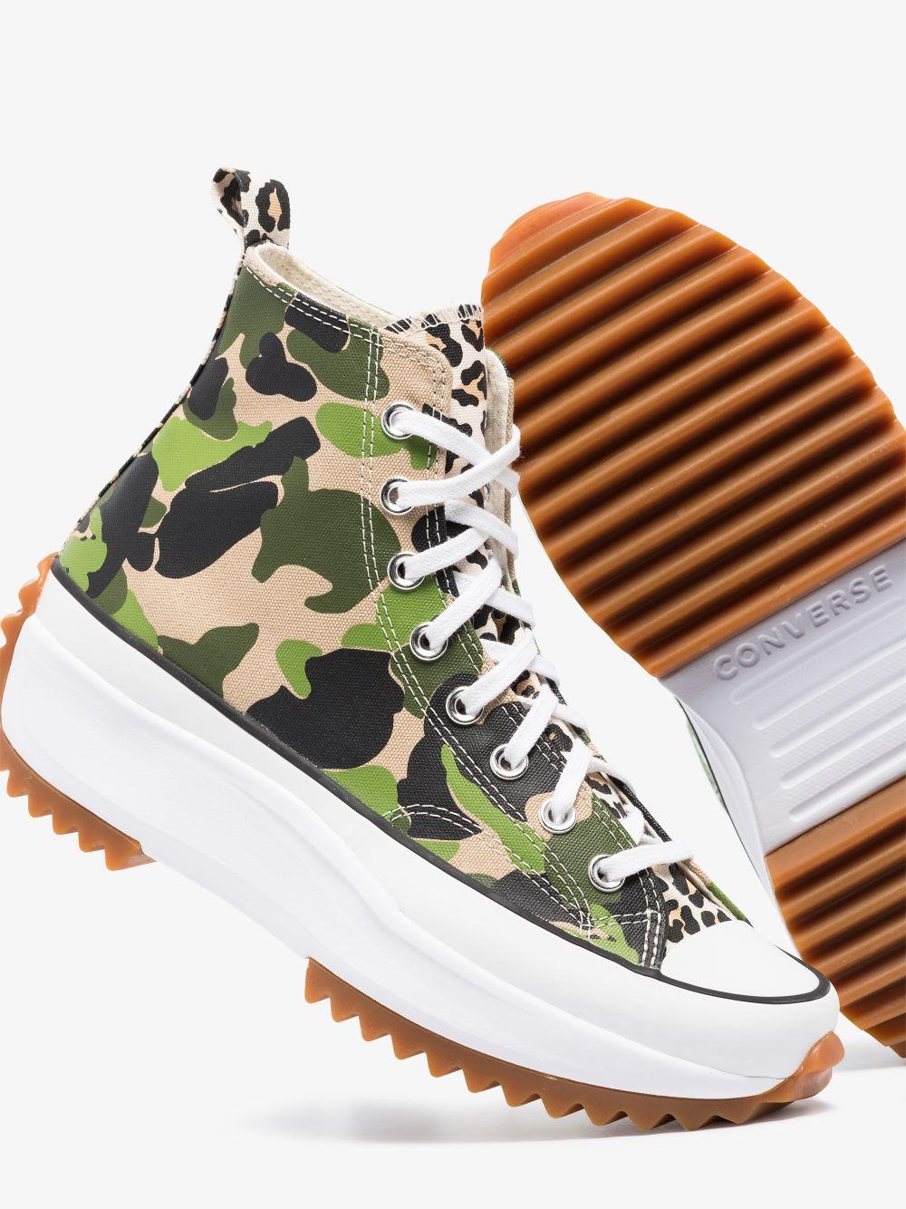 Camo green converse sales