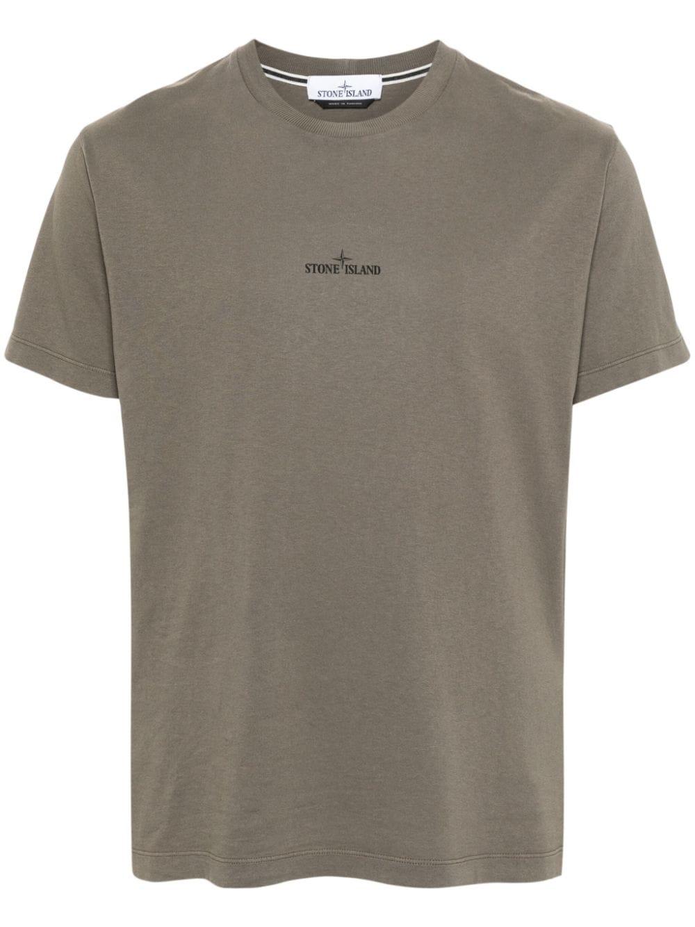 Green stone island t shirt deals
