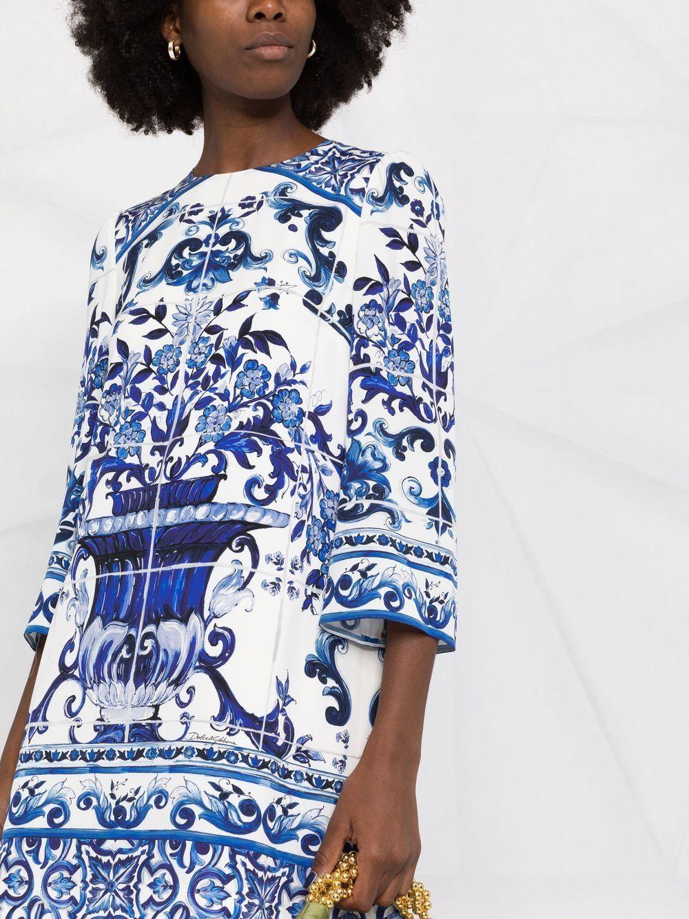 dolce gabbana blue majolica dress & Majolica-Print in 62 length (size 44 YGroup_14712138826093 Black Dresses | Everyday Size:9-12 months