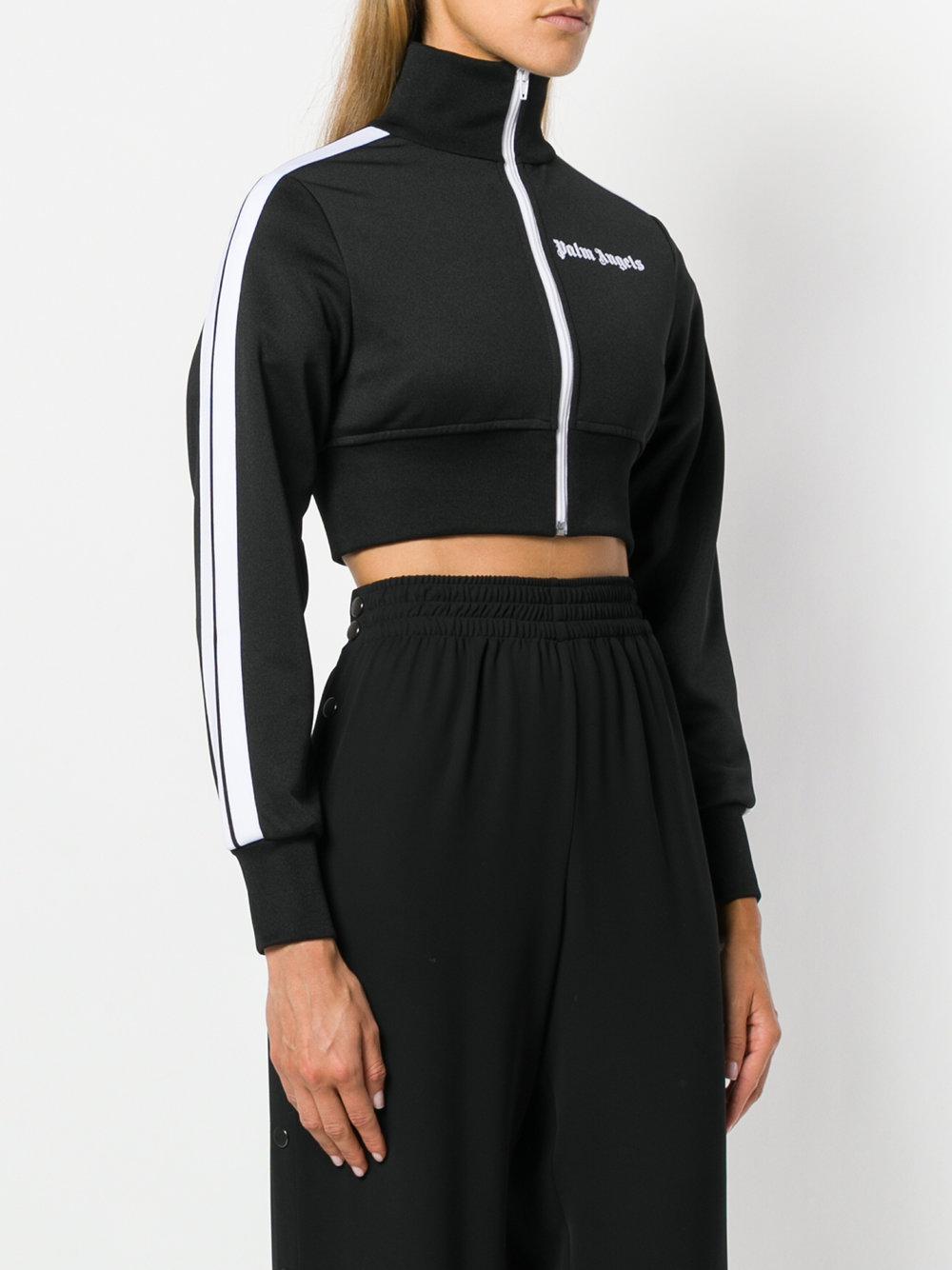 Palm Angels Cropped Tracksuit in Black | Lyst