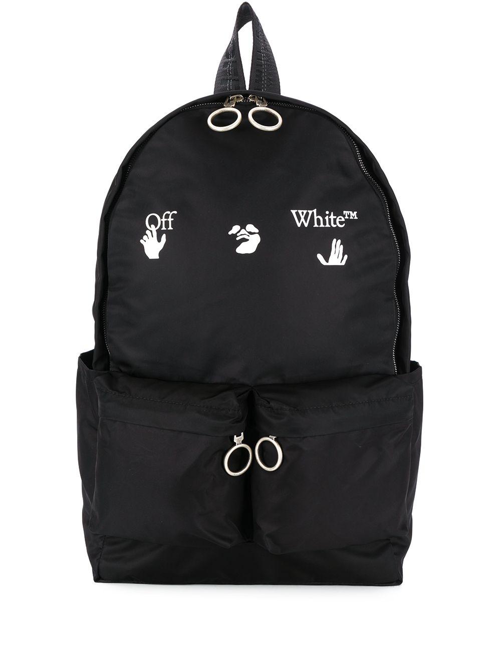 Off-White c/o Virgil Abloh Cotton Quote Backpack in Black for Men - Lyst