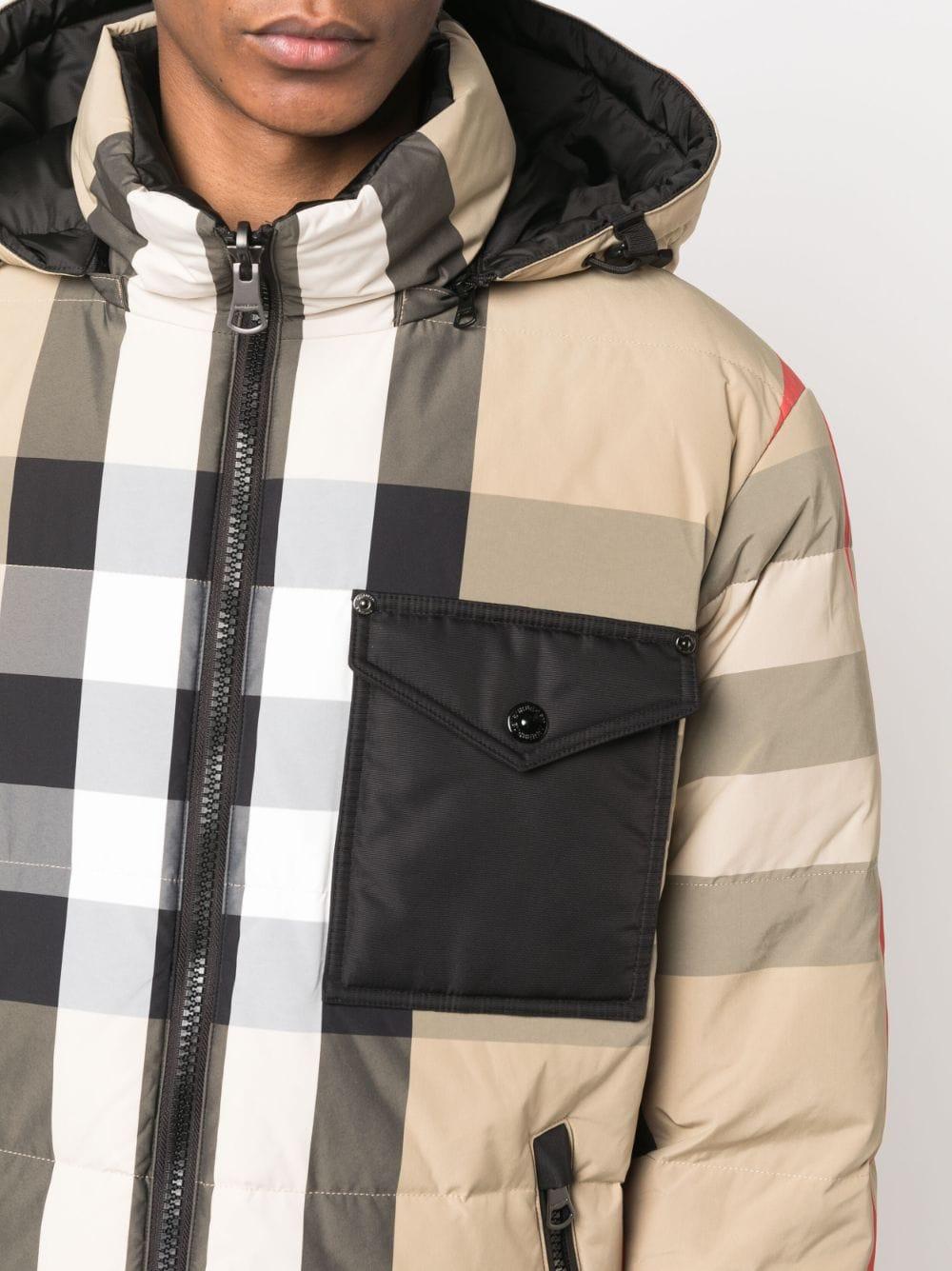 burberry hooded down jacket men's beige