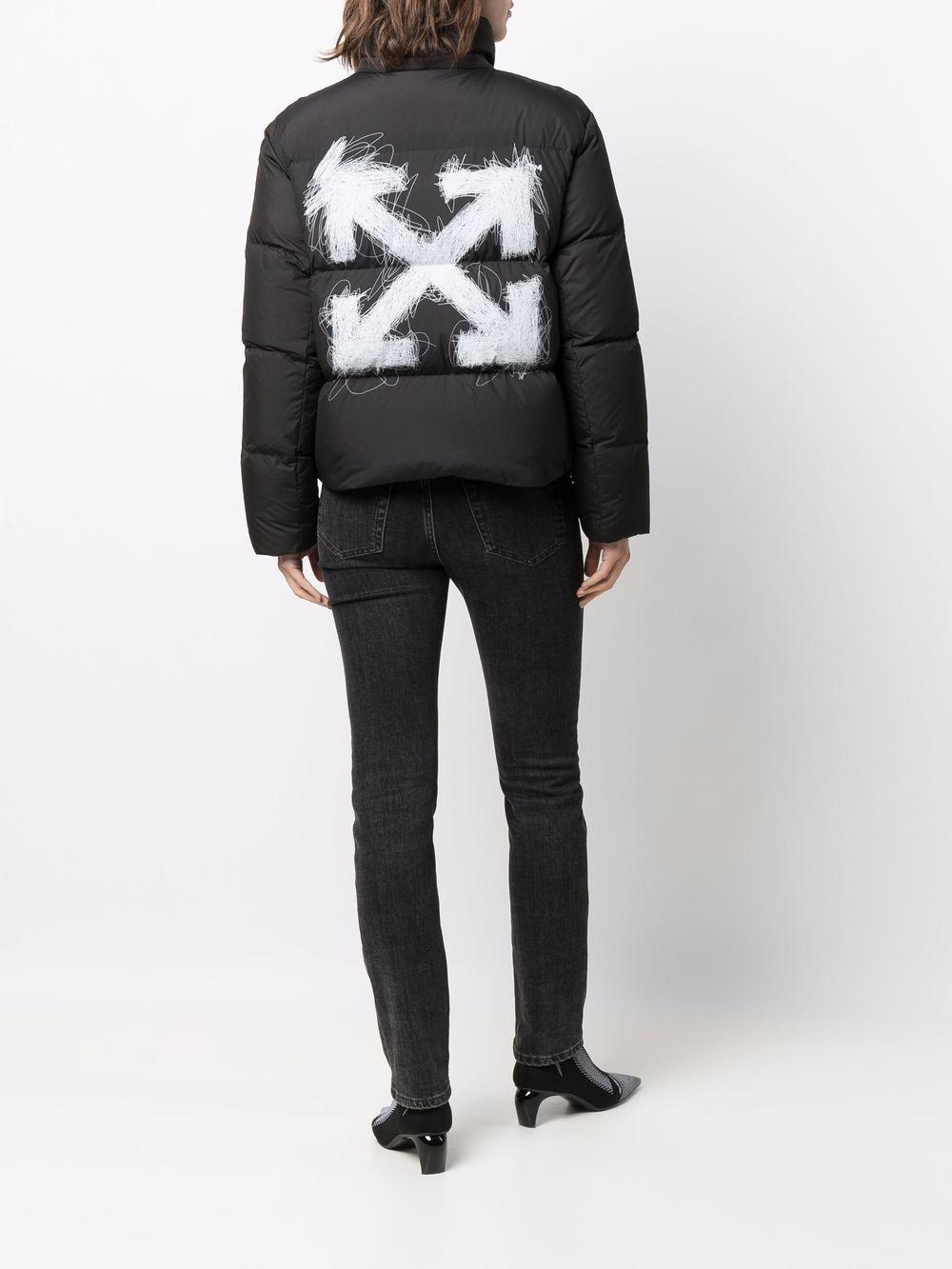 Off-White c/o Virgil Abloh Pen Arrows Puffer Jacket in Black (White) - Save  39% | Lyst