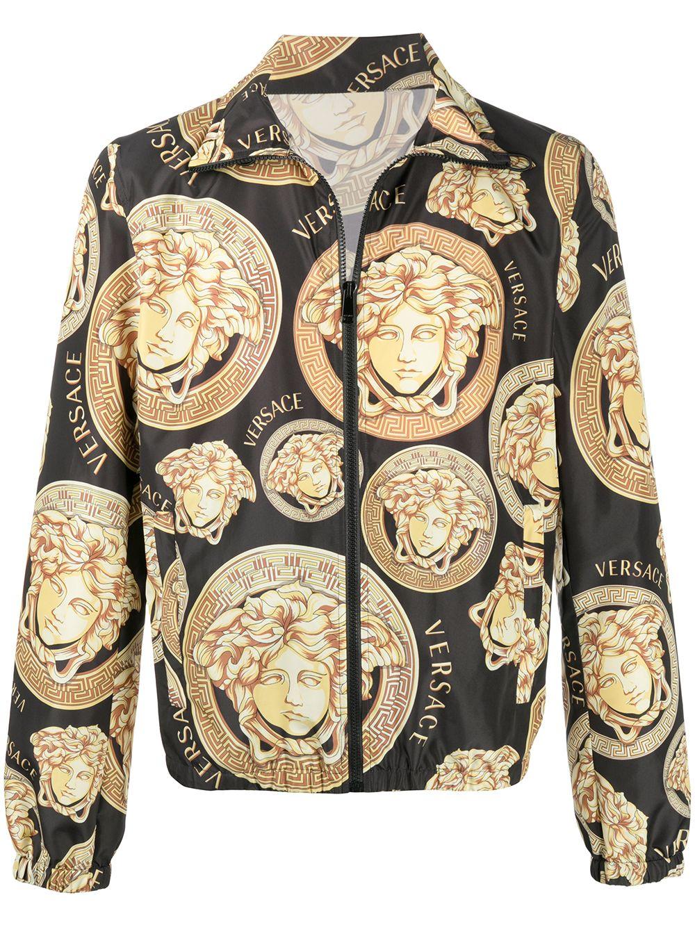 Versace Synthetic Medusa Amplified-print Lightweight Jacket in Nero (Black)  for Men | Lyst