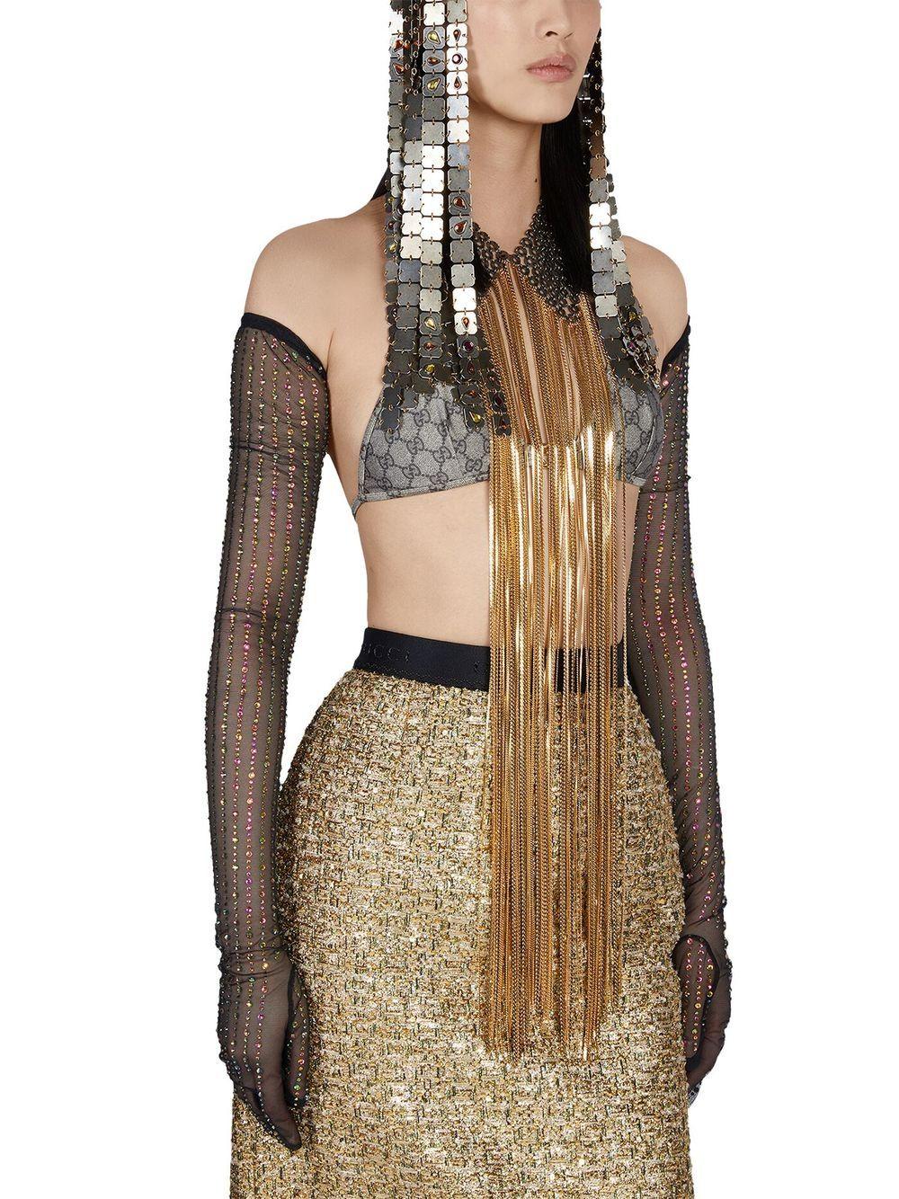 Gucci gg Supreme Bikini Set in Metallic Lyst UK