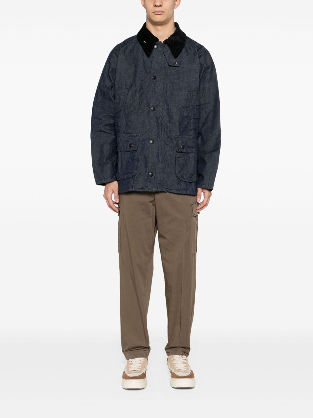Barbour Os Bedale Wax Jacket in Blue for Men | Lyst