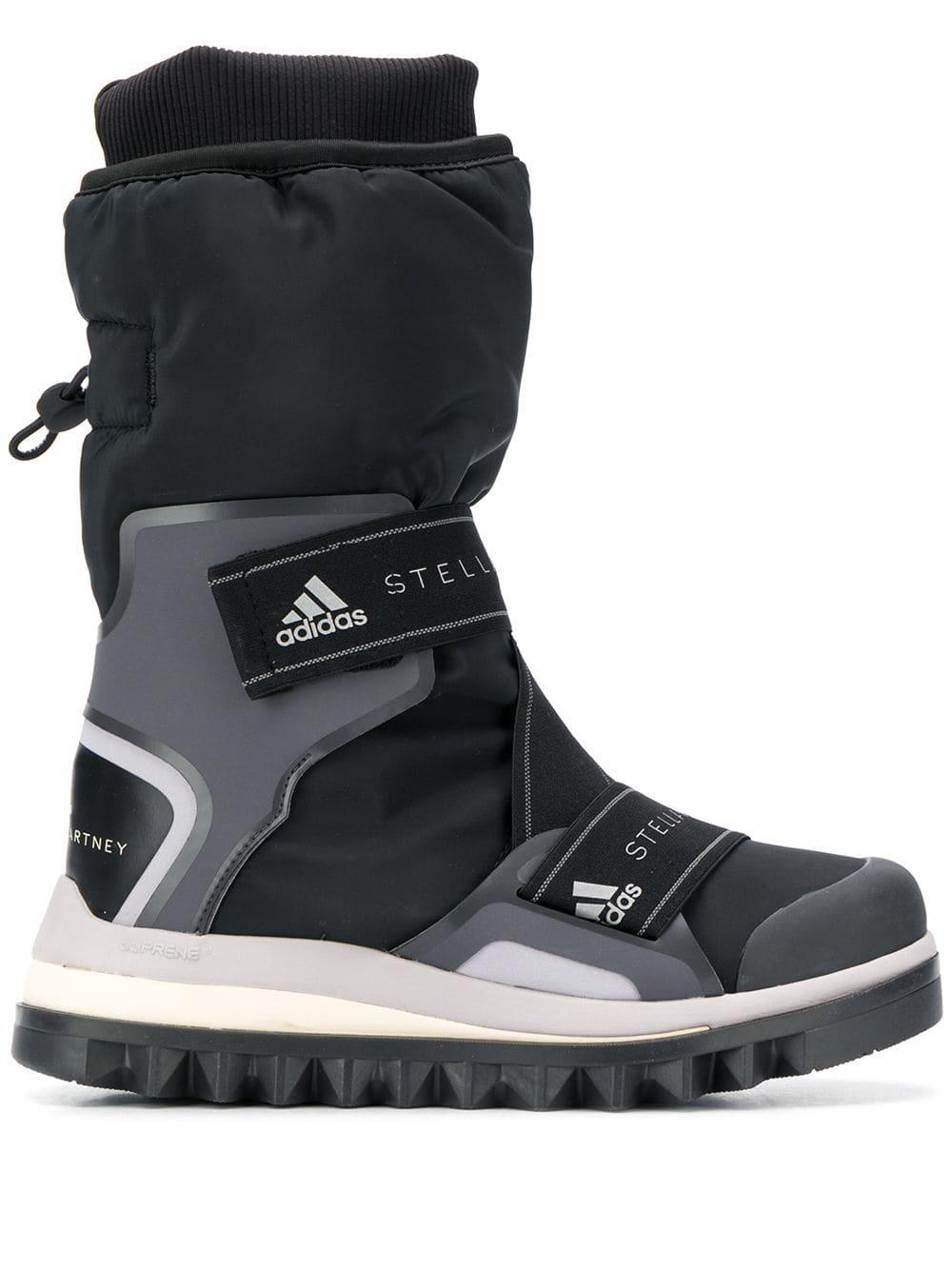 adidas By Stella McCartney Logo-detailed Nylon Winter Boots in Black | Lyst