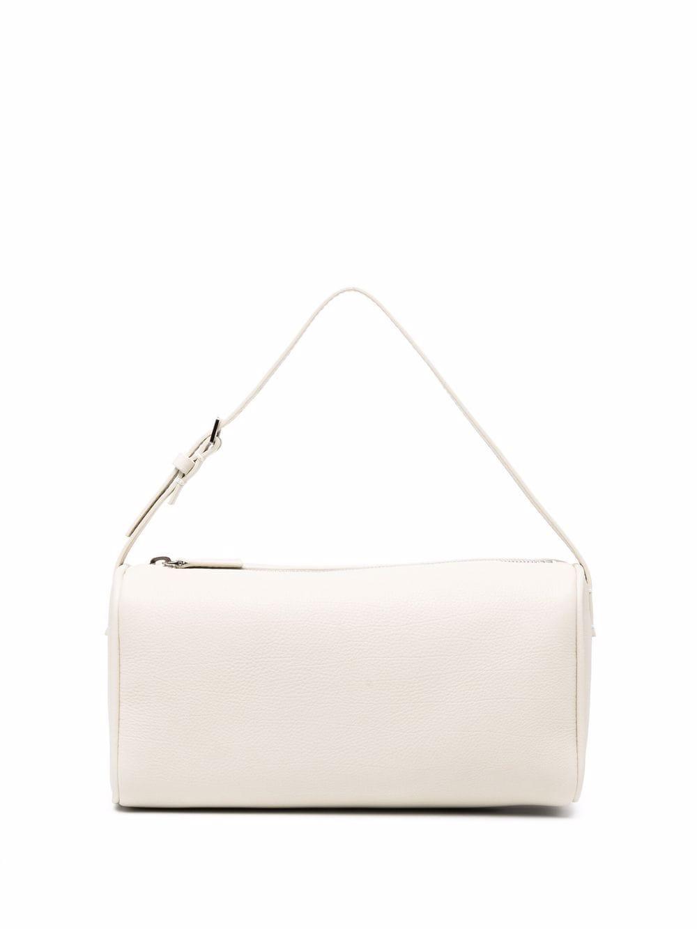 The Row White Leather 90s Leather Shoulder Bag in Natural Lyst