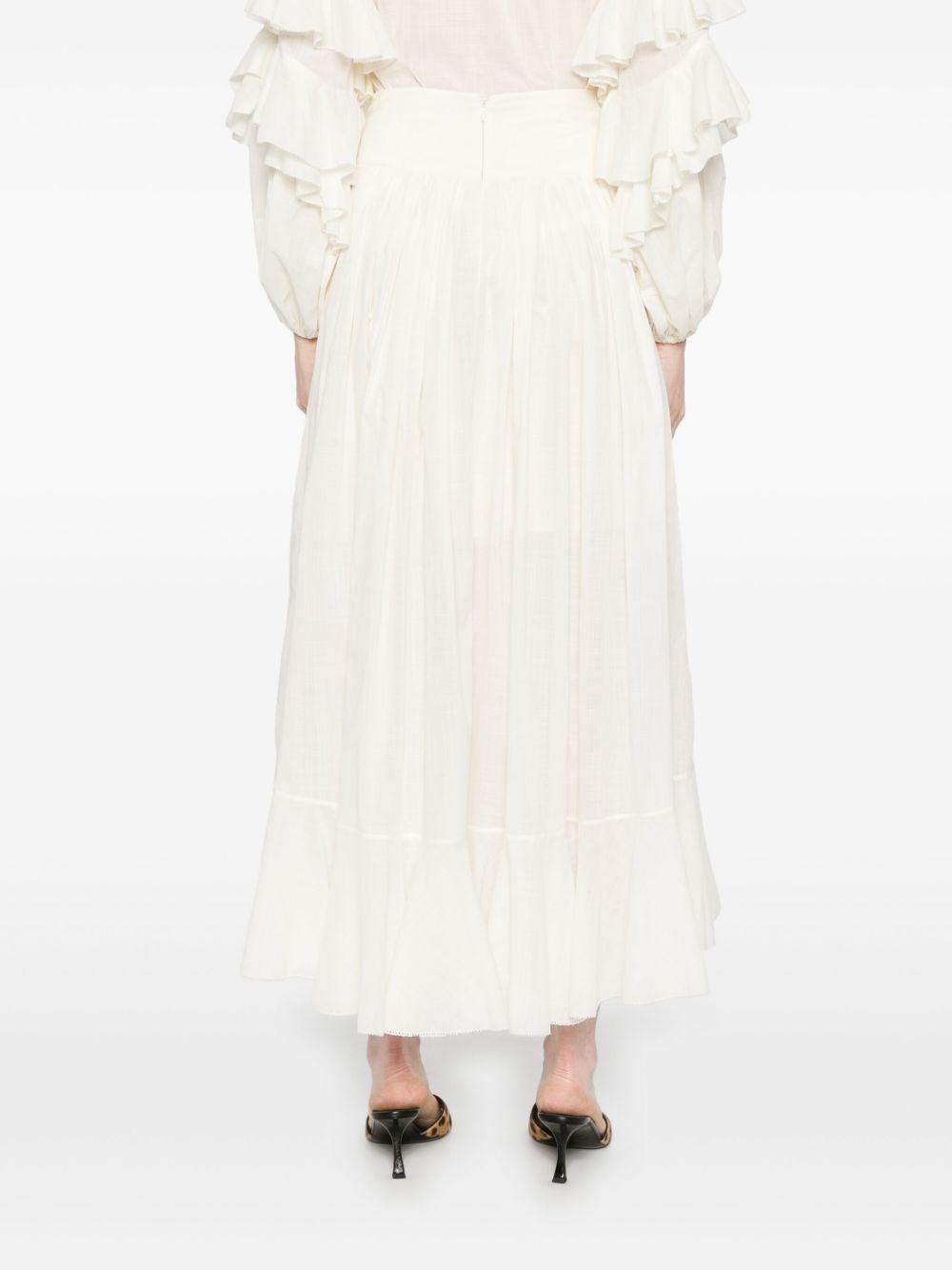 スカート ZIMMERMANN 'Acacia Ruffle' skirt White ZIMMERMANN 'Acacia Ruffle' skirt White