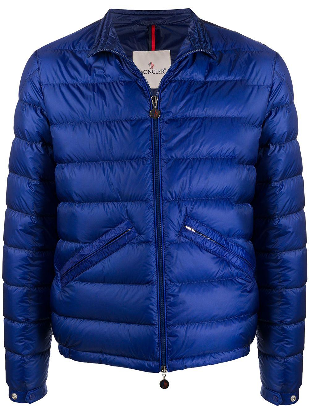Moncler Synthetic Blue Down Agay Jacket for Men - Save 57% | Lyst Australia