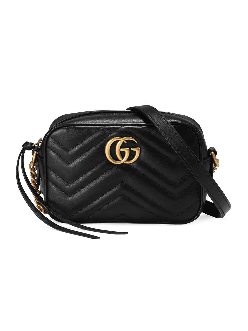 Mini borsa gg top marmont in pelle matelassé