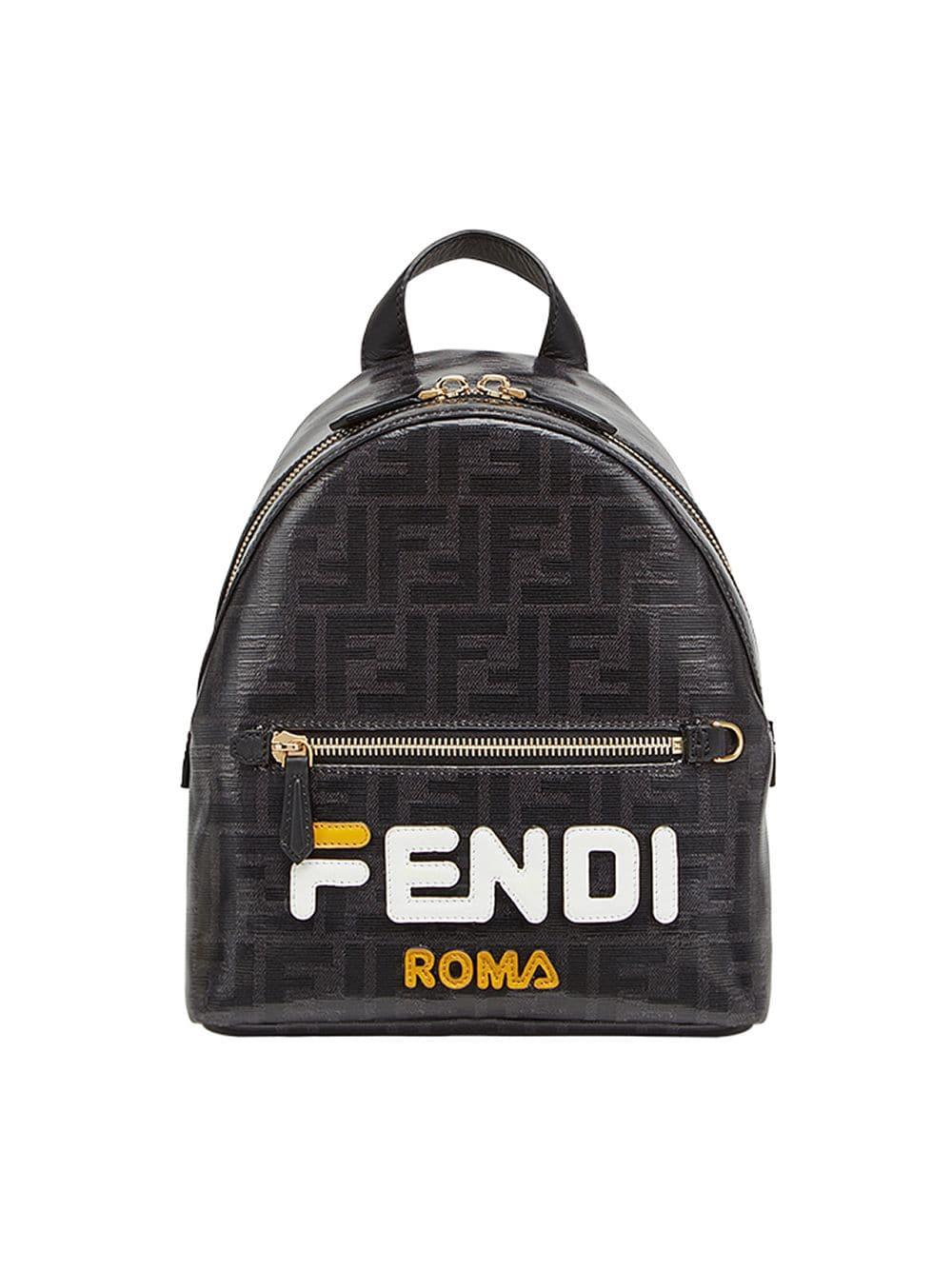 PELLE NEROFendi in Tela di colore Nero | Lyst