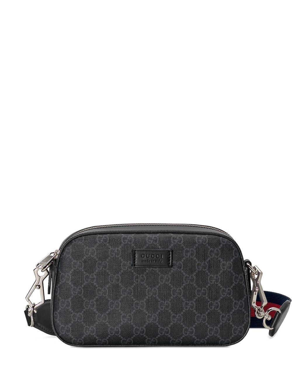 Black small gg supreme camera bag sales