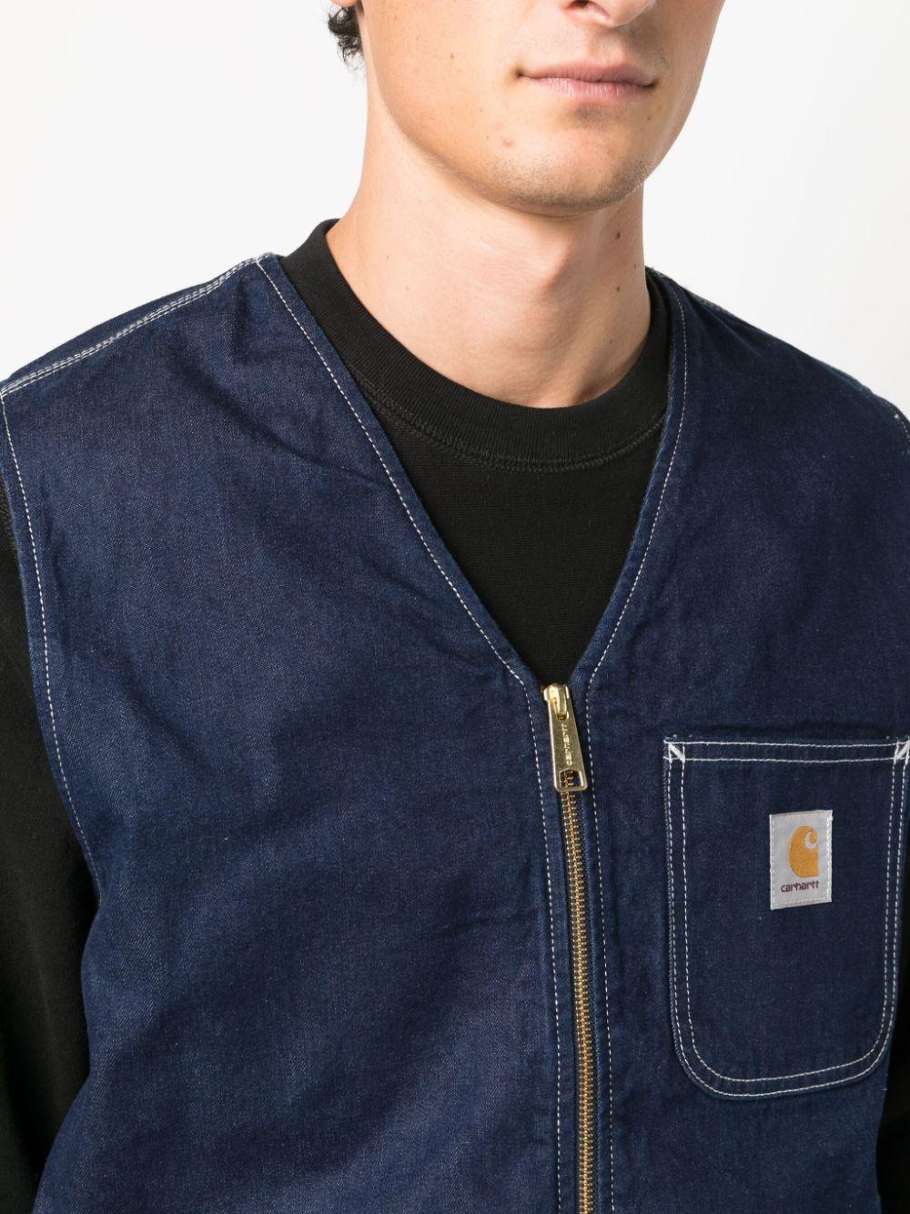 Carhartt Denim Vest in Blue for Men | Lyst UK