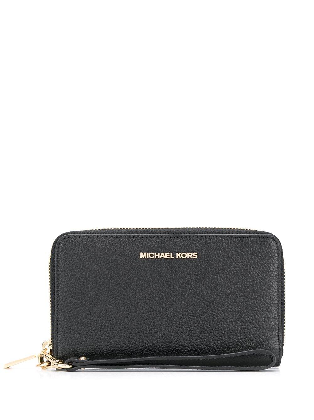 mk continental zip around wallet